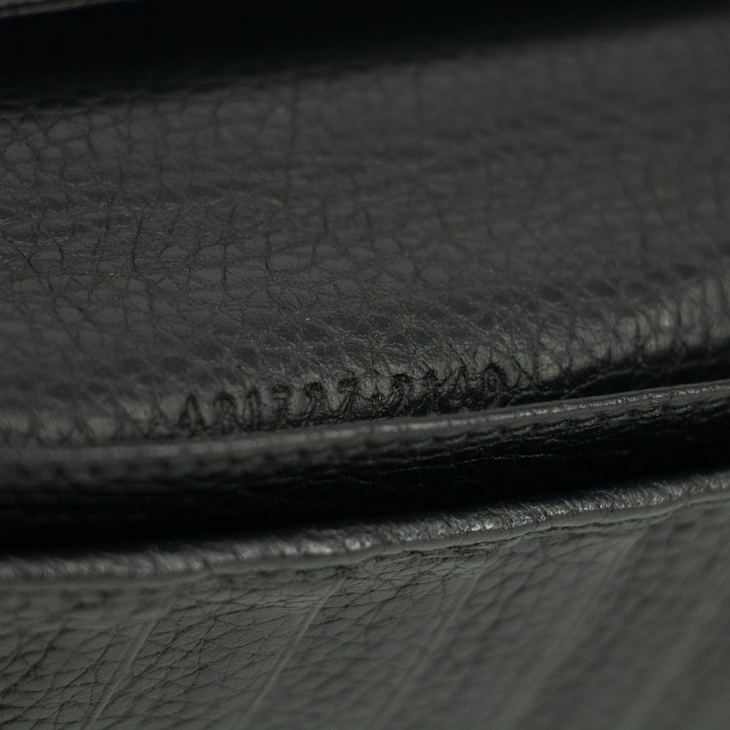 Gucci Black Leather Long Wallet #1970