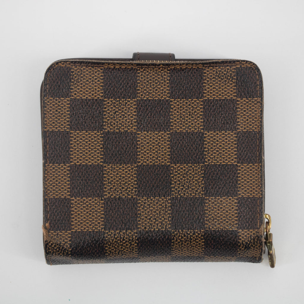 Louis Vuitton Damier Ebene Compact Wallet #2143