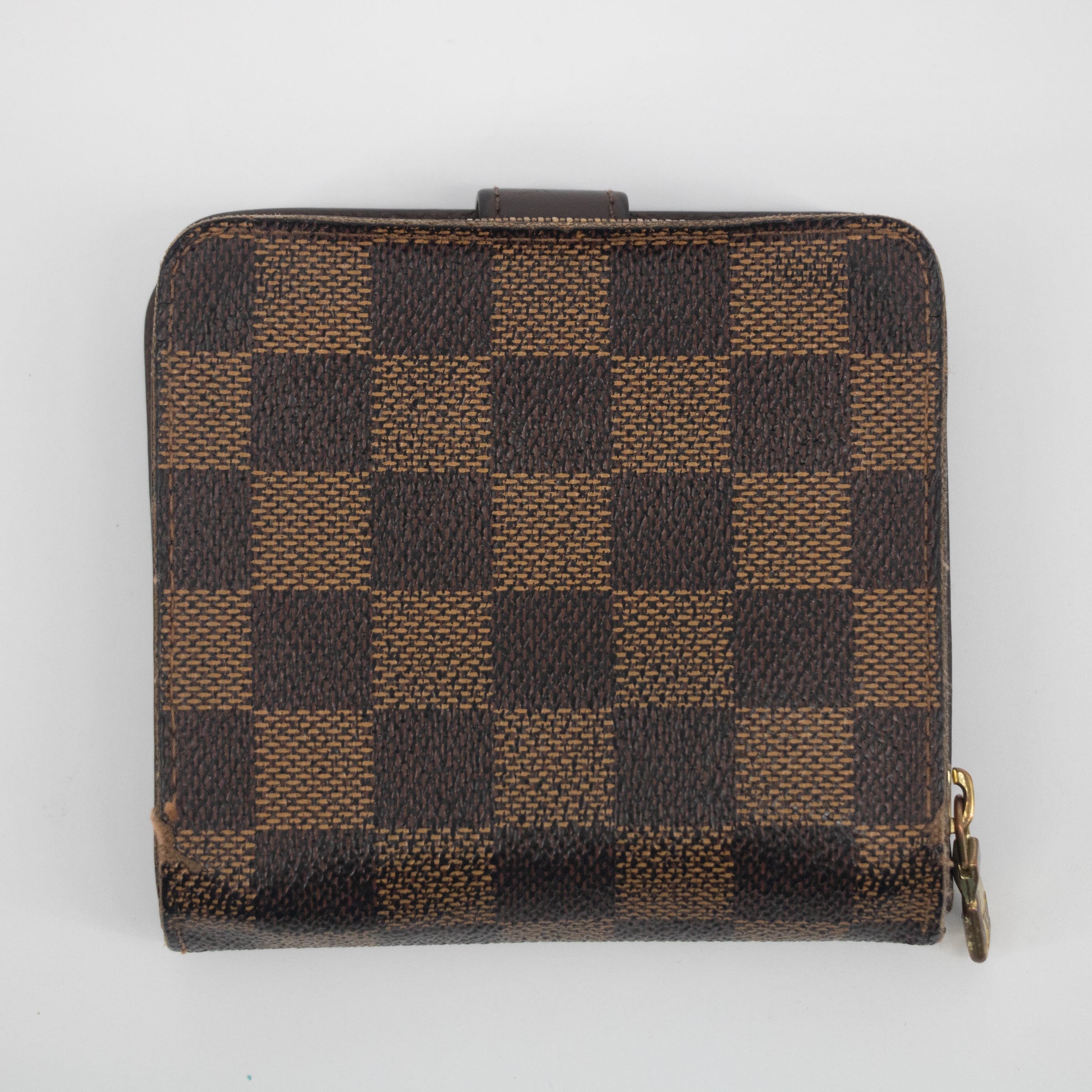 Louis Vuitton Damier Ebene Compact Wallet #2143