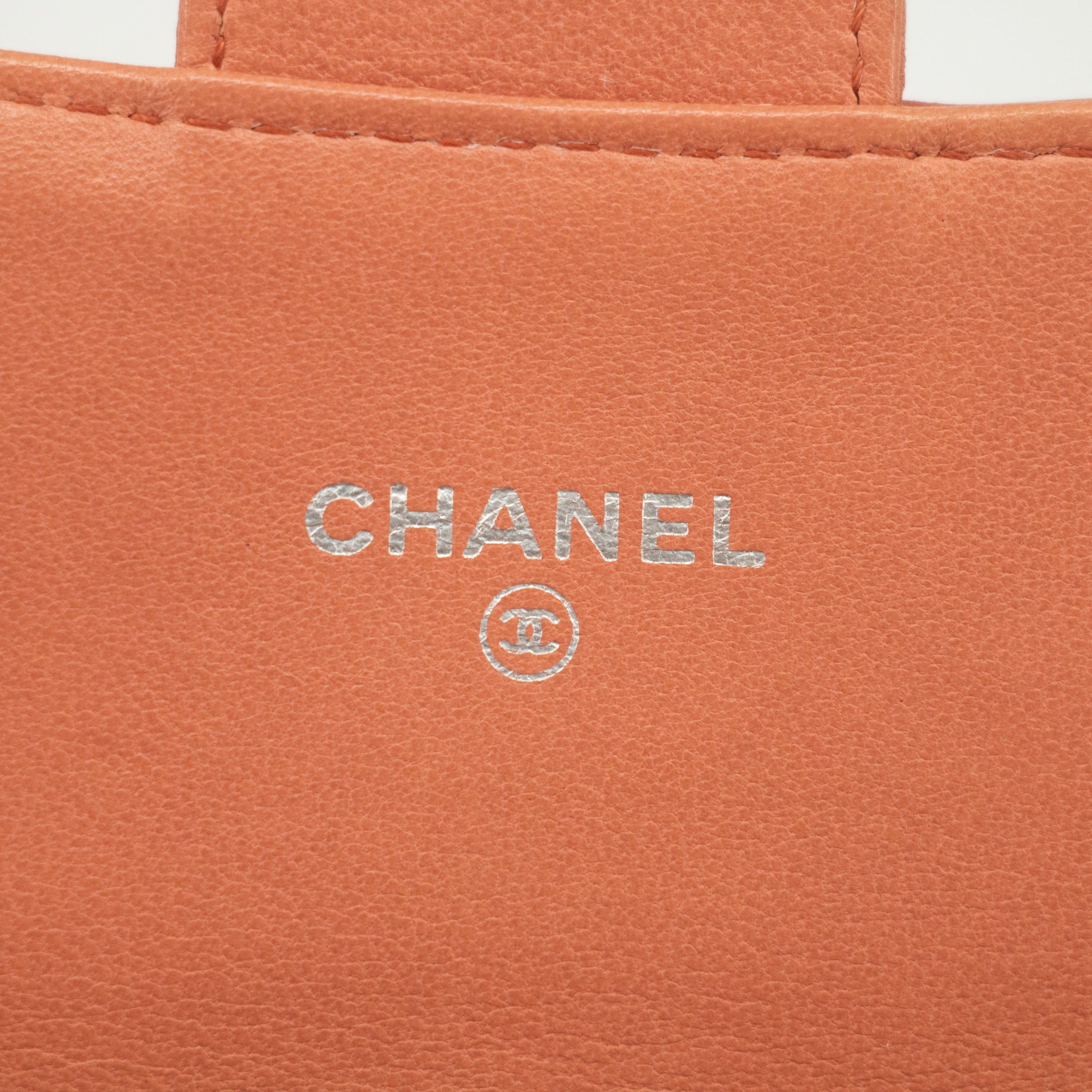 Chanel Pink Coco Mark Matelasse Lambskin Wallet #2365