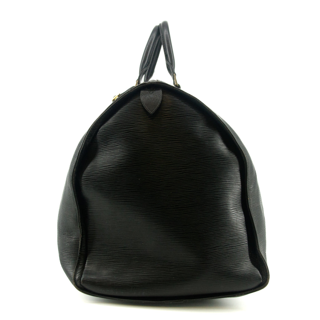 Louis Vuitton Black Epi Keepall 55 #2411