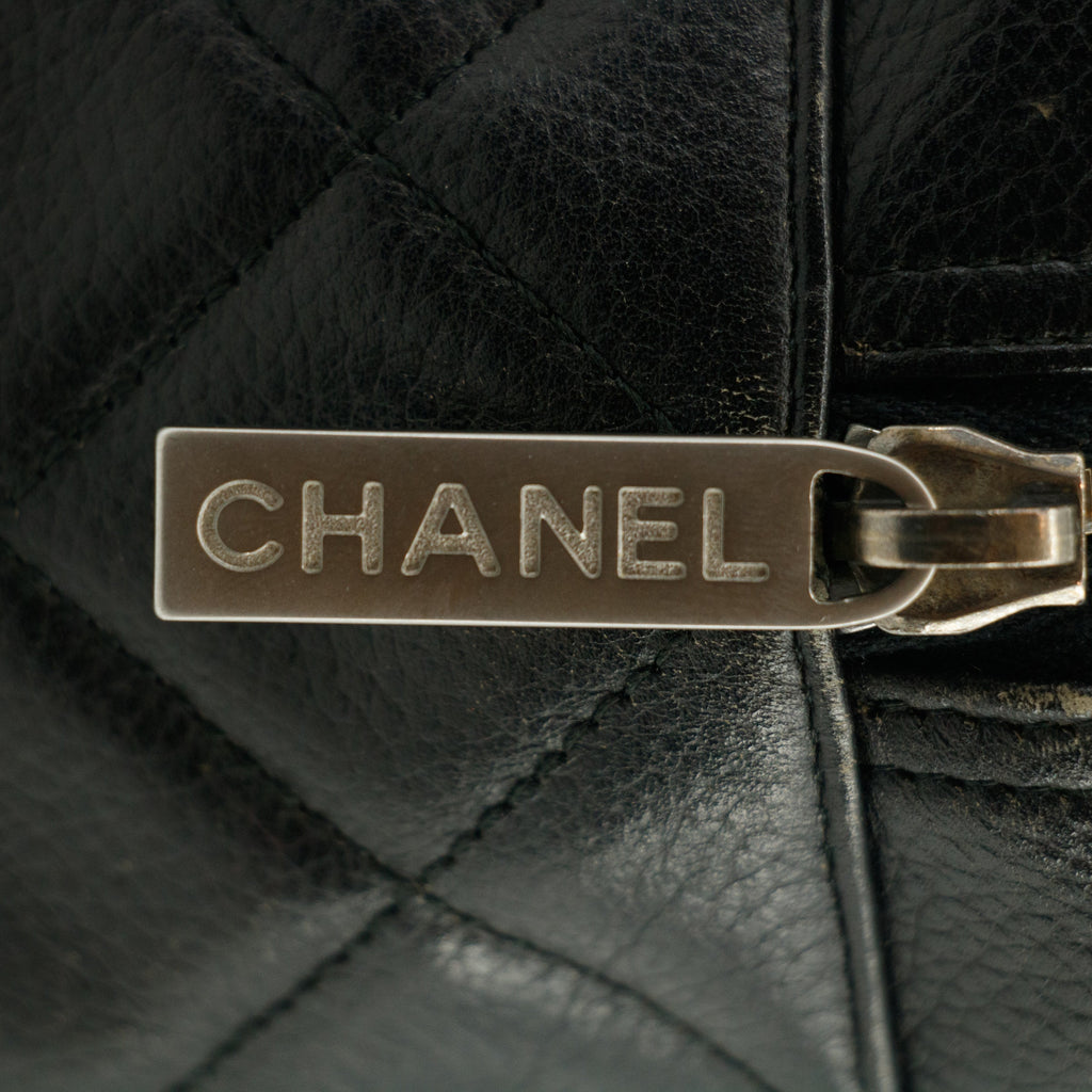 Chanel Caviar Skin Mini Boston Black Handbag 6 Series #2624