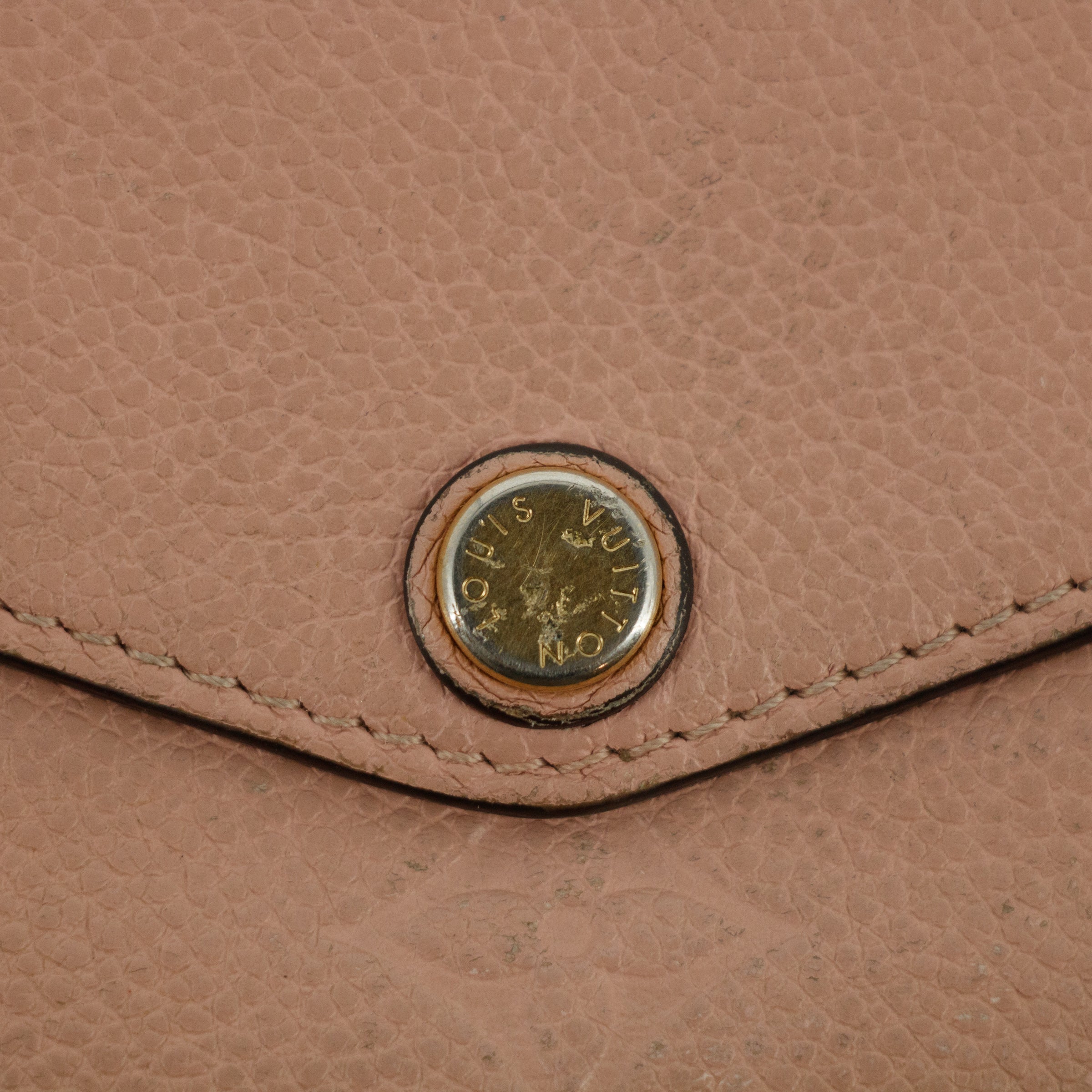 Louis Vuitton Pink Monogram Empreinte Portefeuille Sarah Wallet  #2650