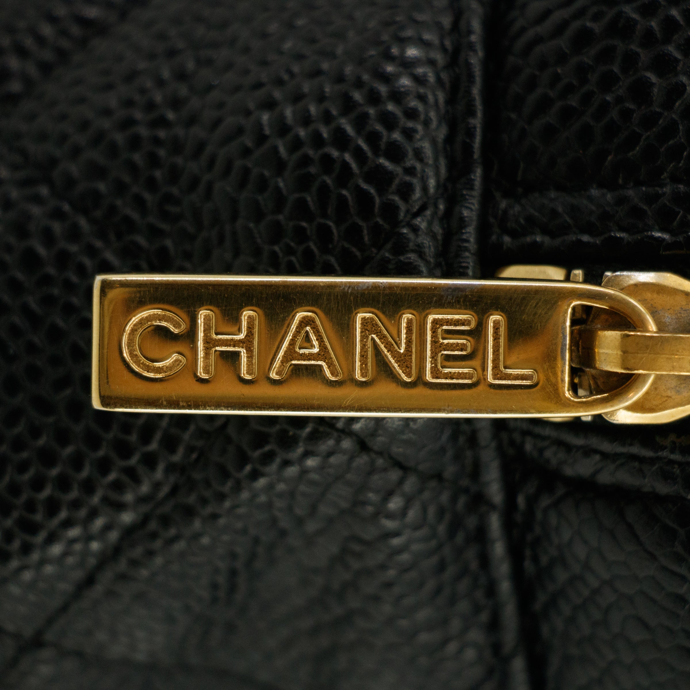 Chanel Caviar Skin Matlasse Caviar Skin Mini Boston Bag 10 Series #2677