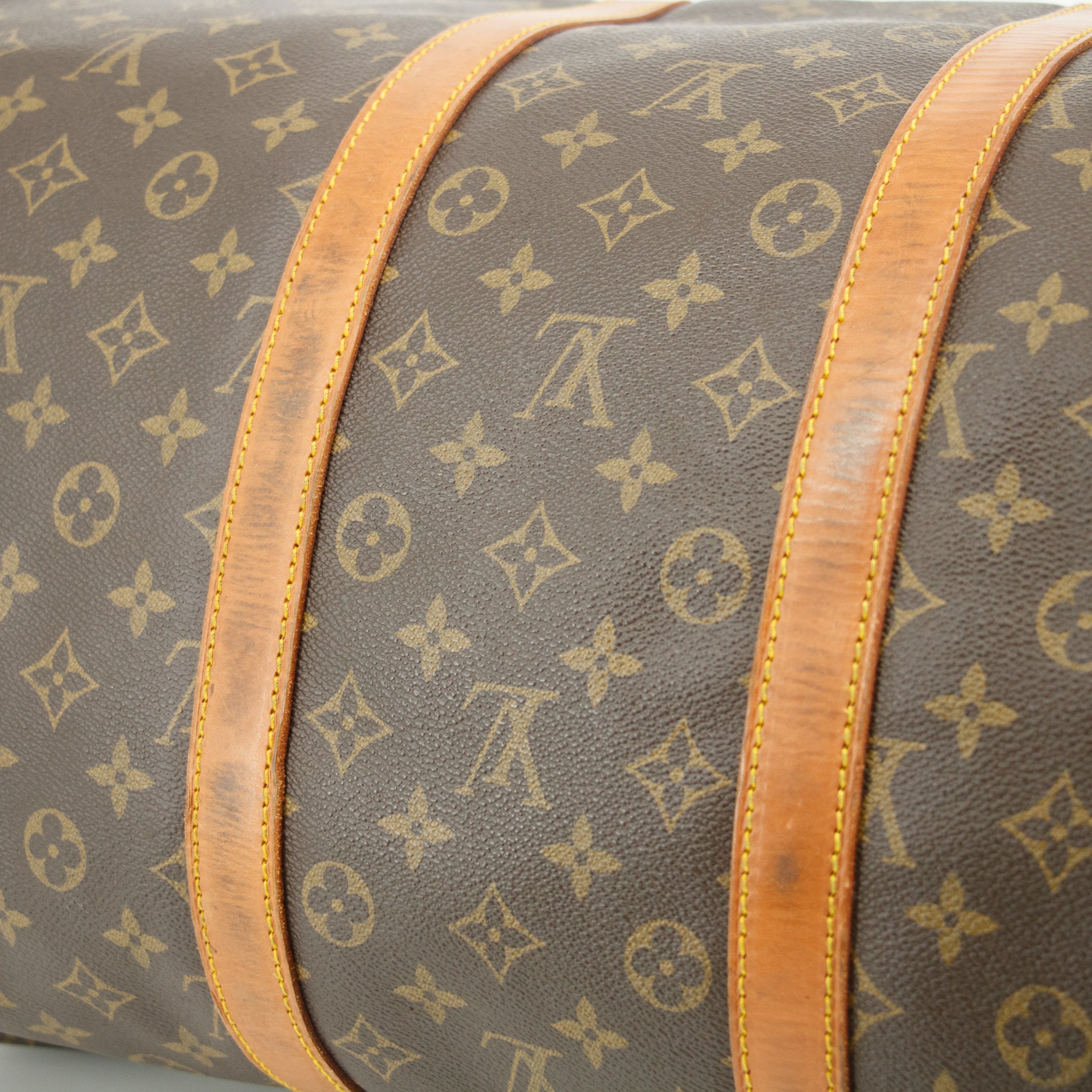 Louis Vuitton Monogram Canvas Keepall 55 Boston Bag Brown #2761
