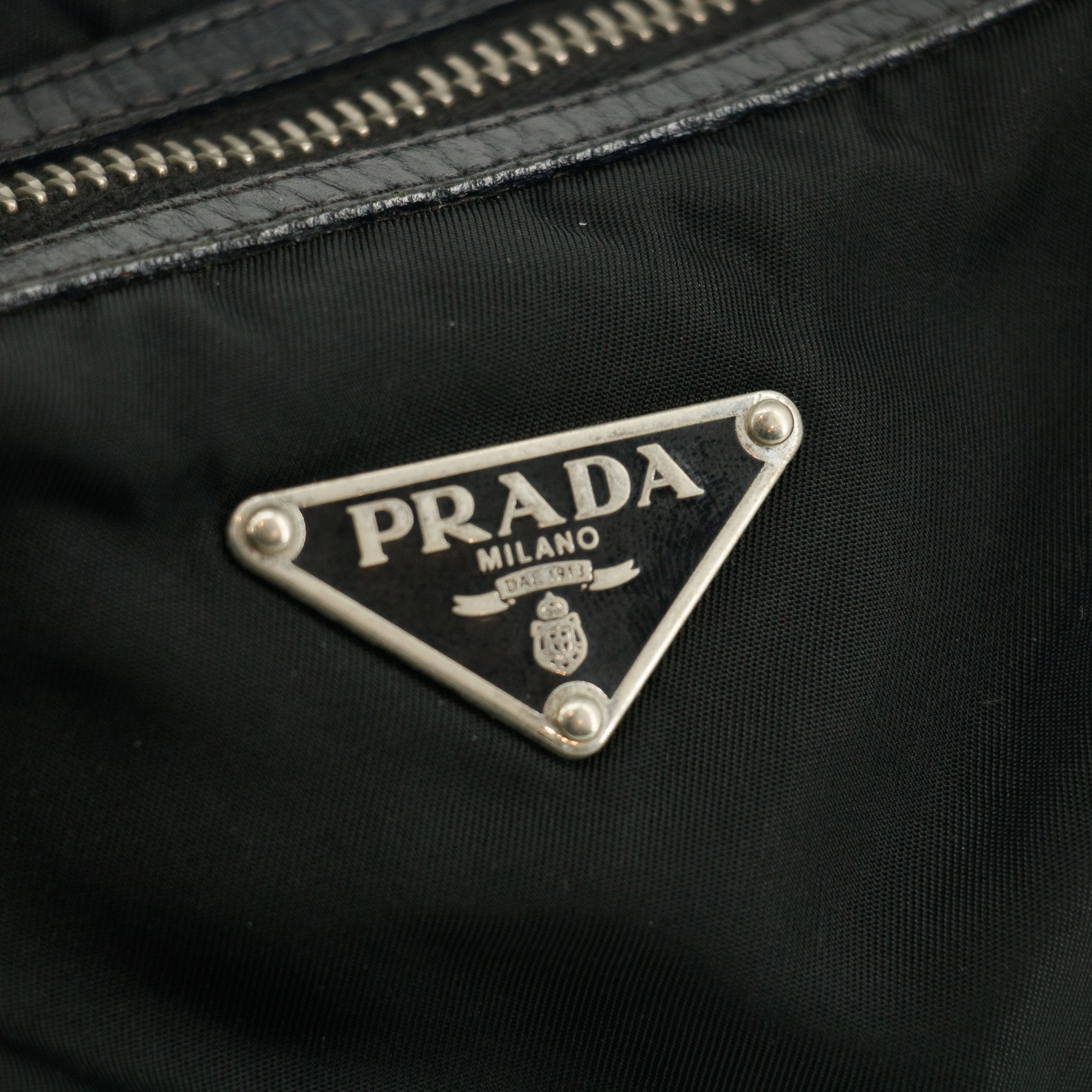 Prada Nylon Tessuto Black One Shoulder Bag #2802
