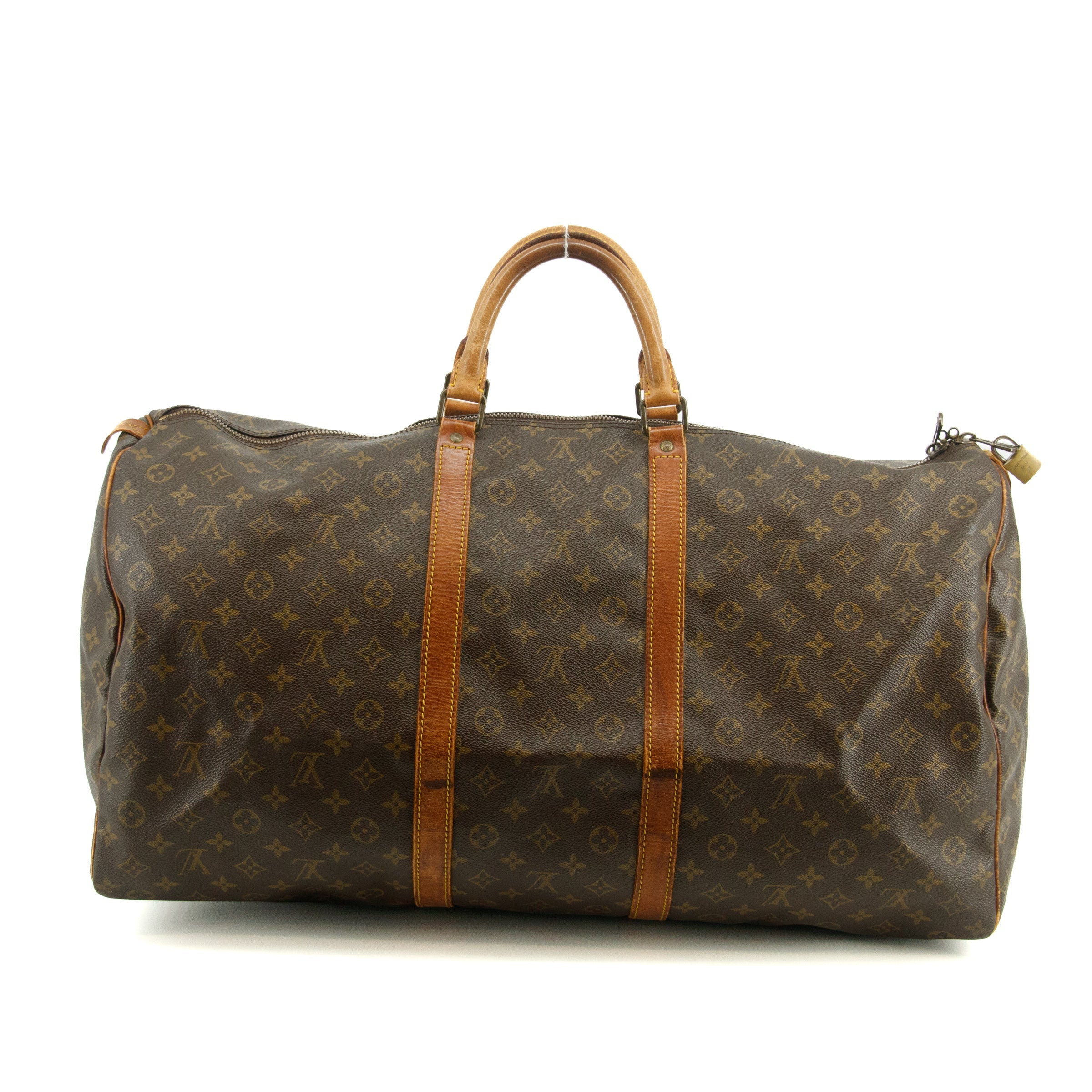 Louis Vuitton Monogram Canvas Keepall 60 Boston Bag Brown #2870