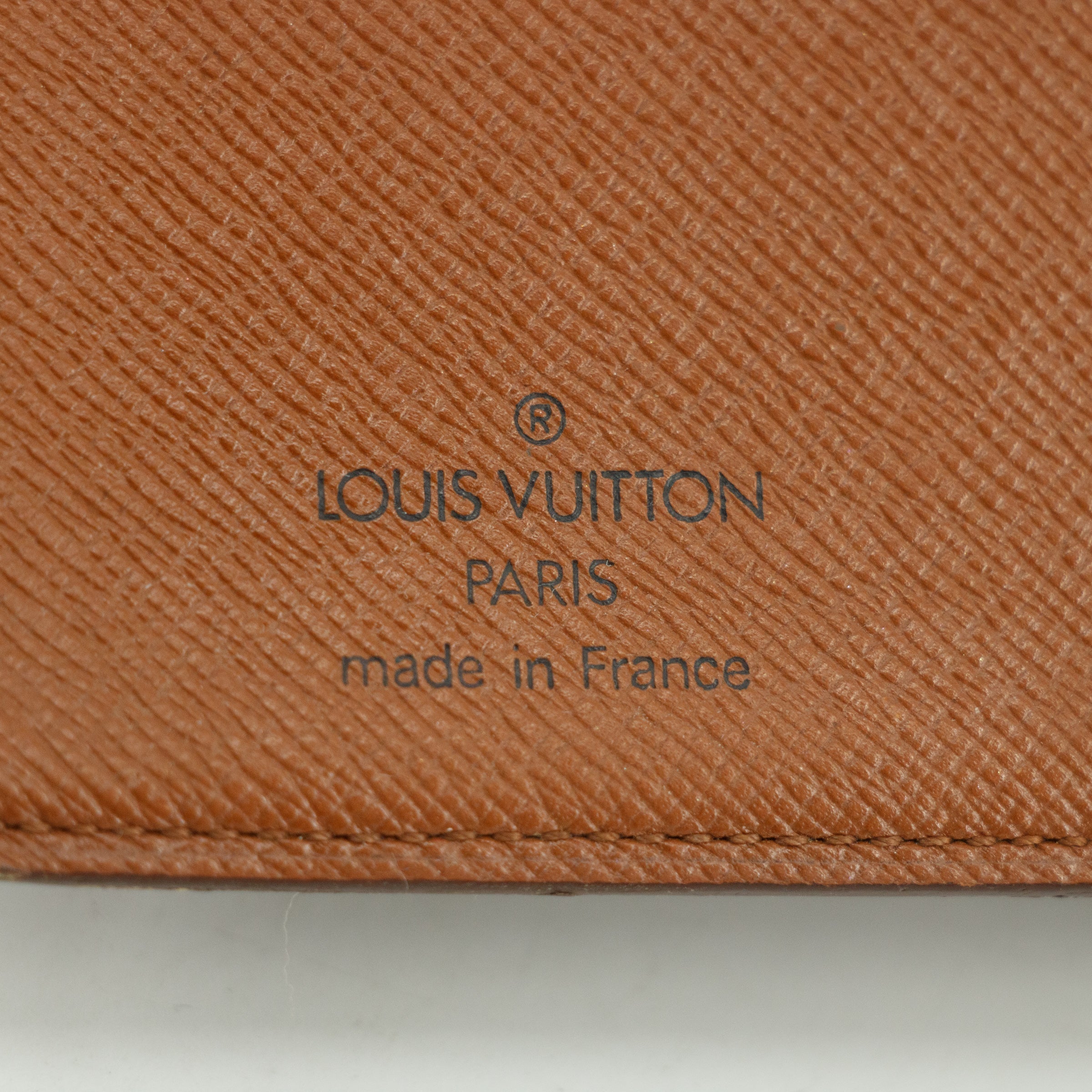 Louis Vuitton Monogram Canvas Kisslock Wallet Brown #3092