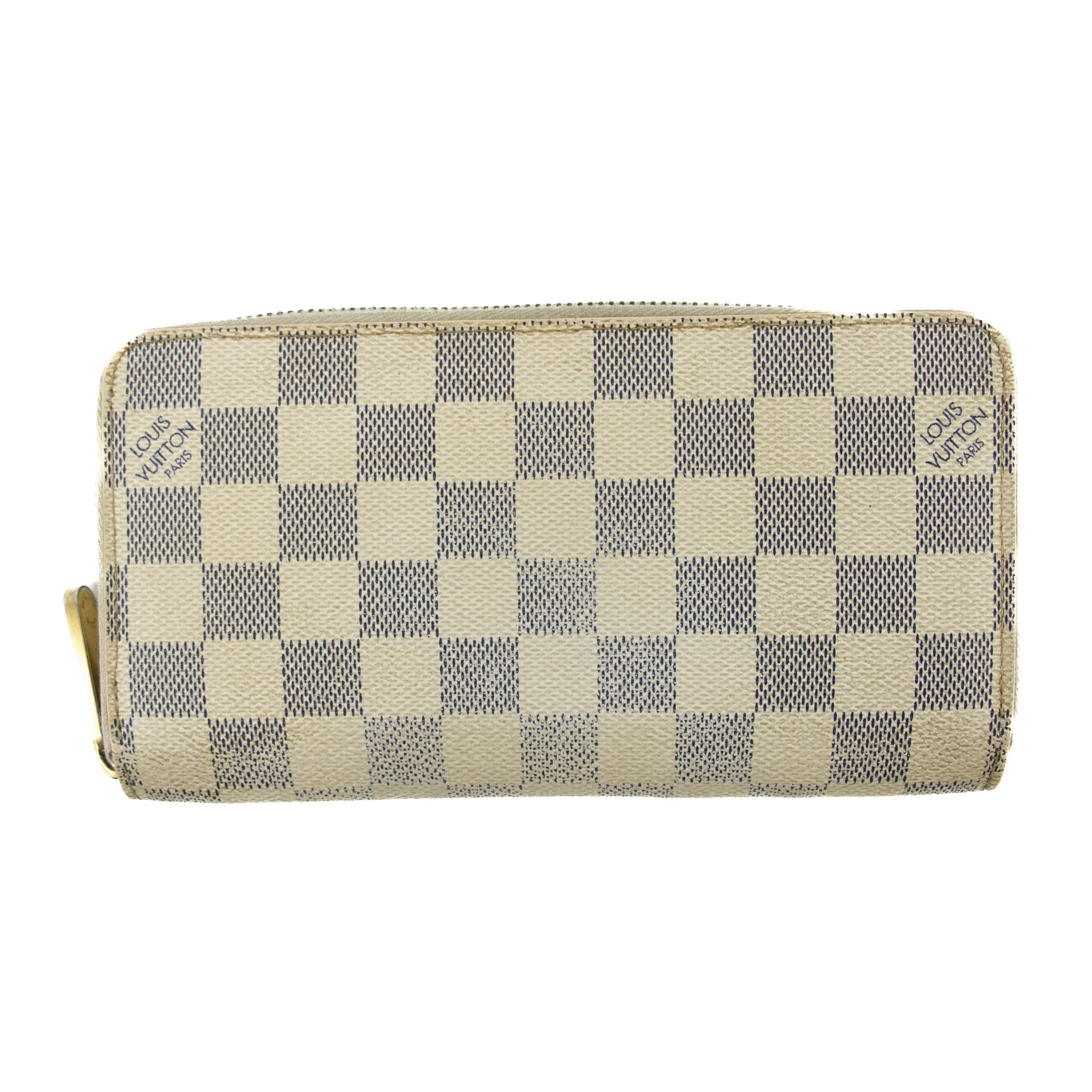 Louis Vuitton Damier Azur Zippy Organizer Wallet #3119