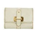 Louis Vuitton Ivory Suhali Le Somptueux Leather Trifold Wallet  #3129