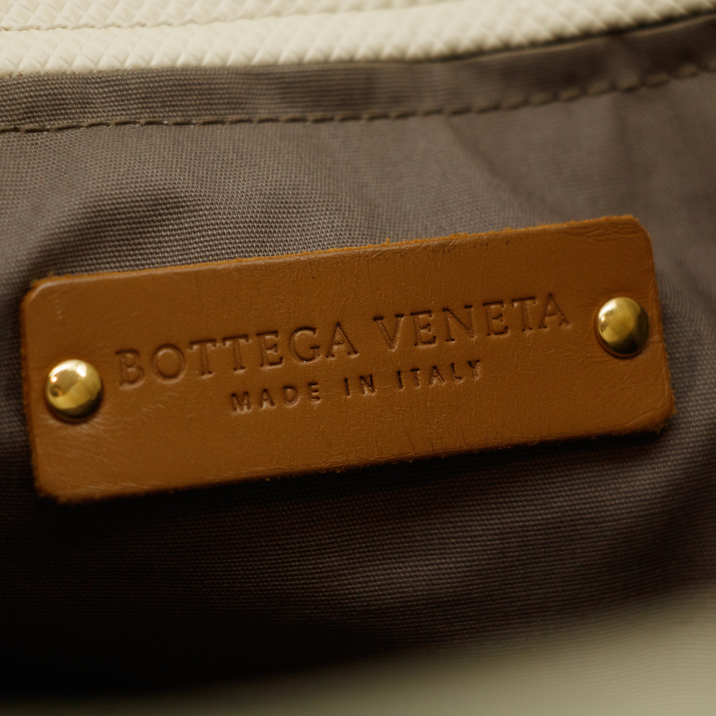 Botega Veneta Ivory Marco Polo Shoulder Bag #3164