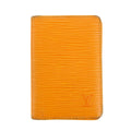 Louis Vuitton Epi Orange Pocket Organizer Wallet #3220