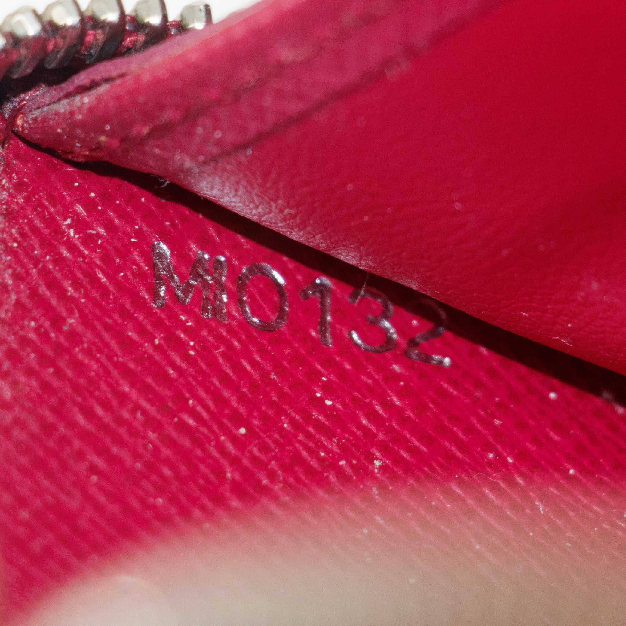 Louis Vuitton Red Epi Leather Zippy Wallet #3288