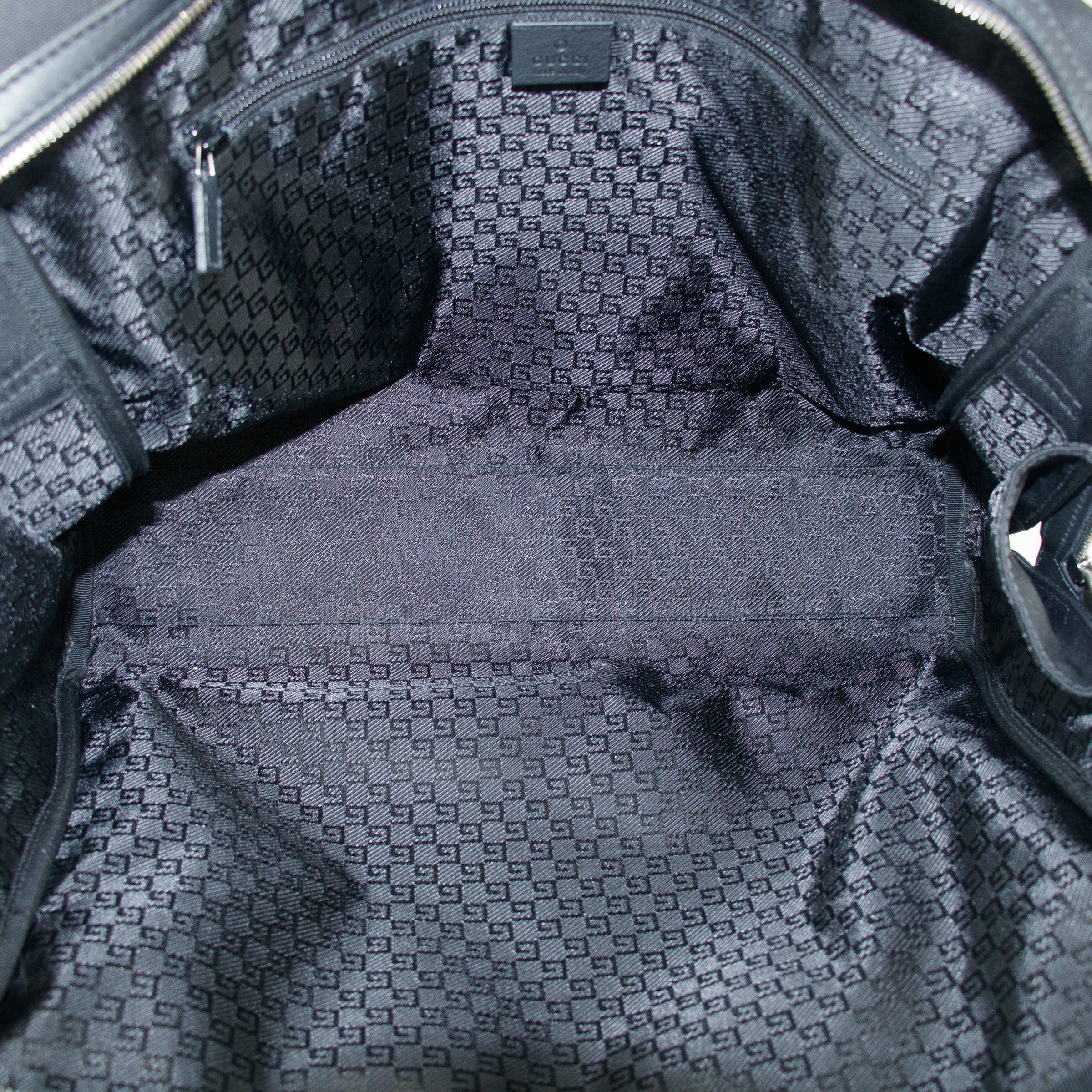 Gucci Black Canvas Breifcase Business Bag #3401