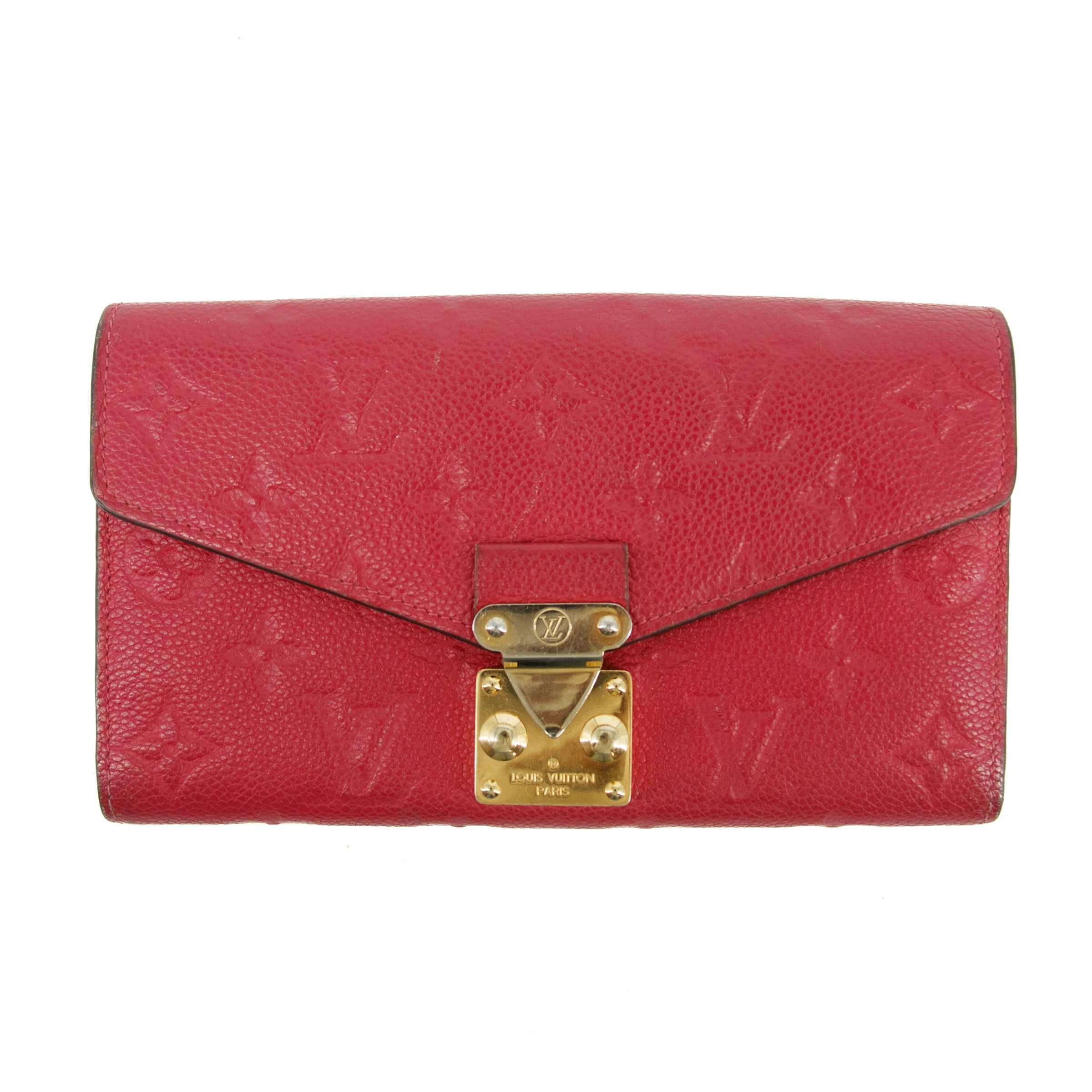 Louis Vuitton Grenade Empriente Leather Metis Long Wallet #3402