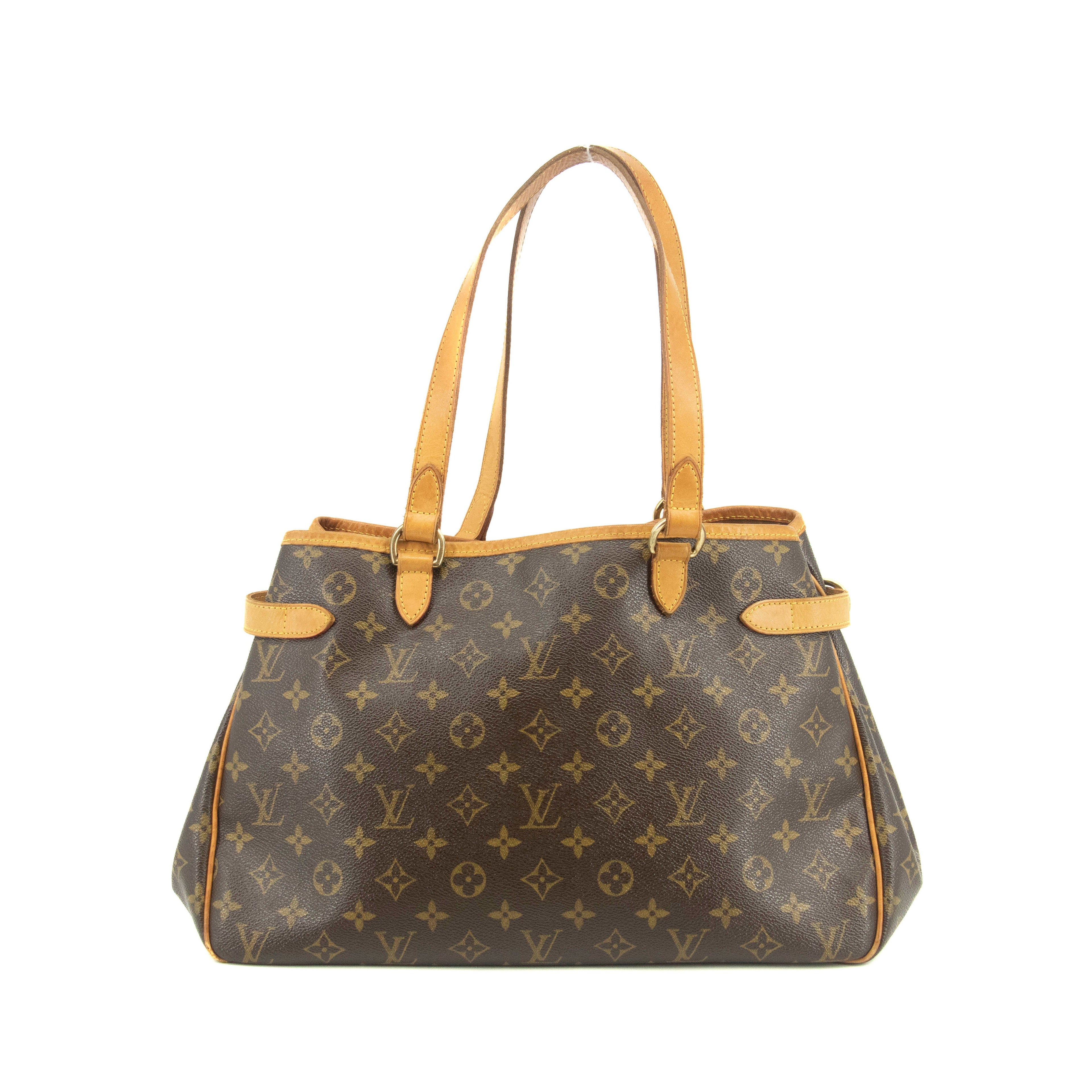Louis Vuitton Monogram Canvas Brown Batignolles Horizontal Shoulder Bag #3420