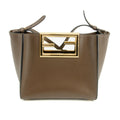 Fendi Vitello King Small Fendi Way Maya 2Way Shoulder Bag Brown #3447