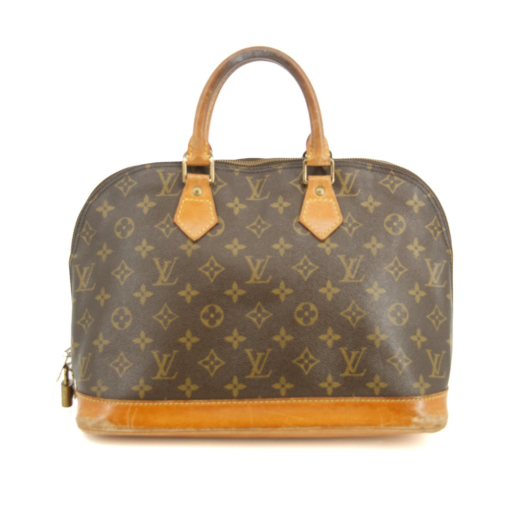Louis Vuitton Monogram Canvas Alma PM Brown Tote Bag #3488