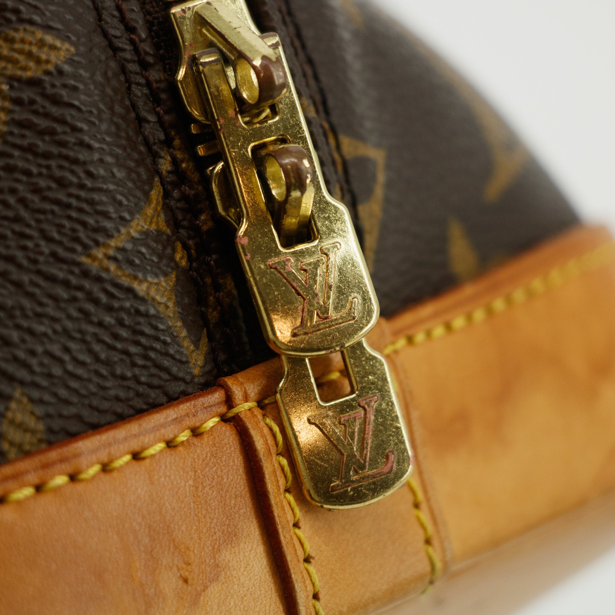 Louis Vuitton Monogram Canvas Alma PM Brown Tote Bag  #3494