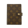 Louis Vuitton Monogram Canvas Brown Agenda PM Wallet  #3524