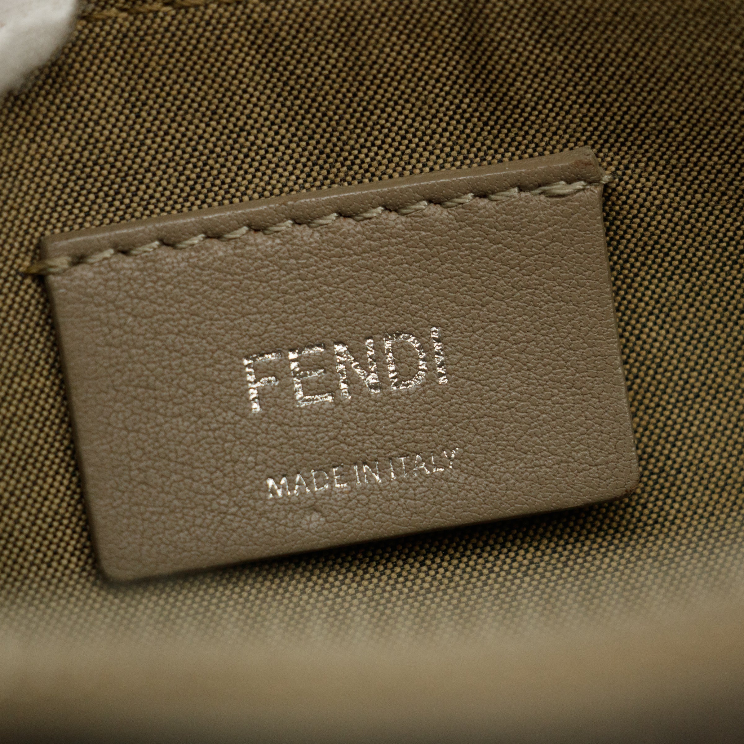 Fendi By The Way Grey Leather 2Way Shoulder Bag #3545