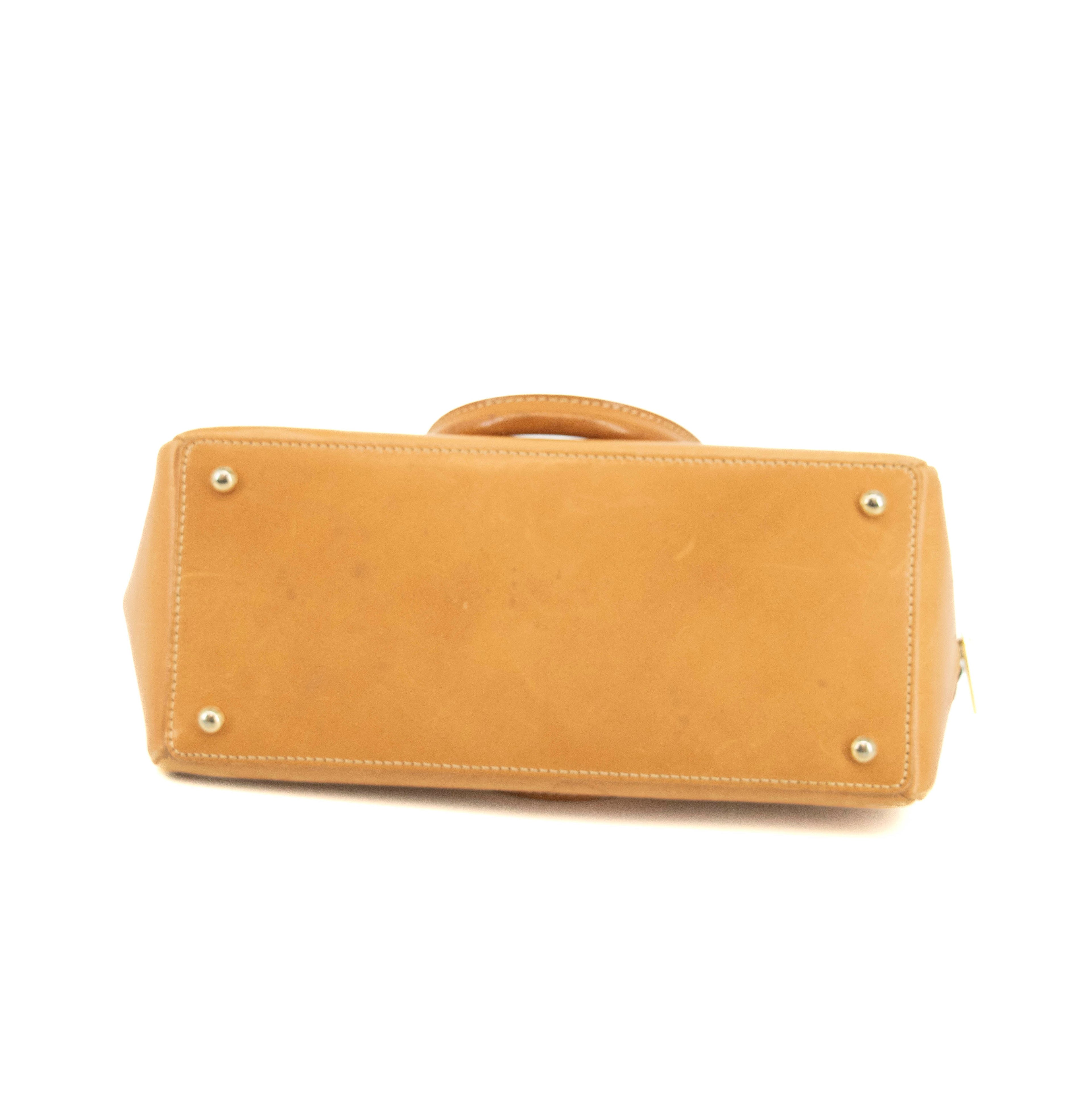 Celine Brown Suede Leather Mini Boston Bag #3563