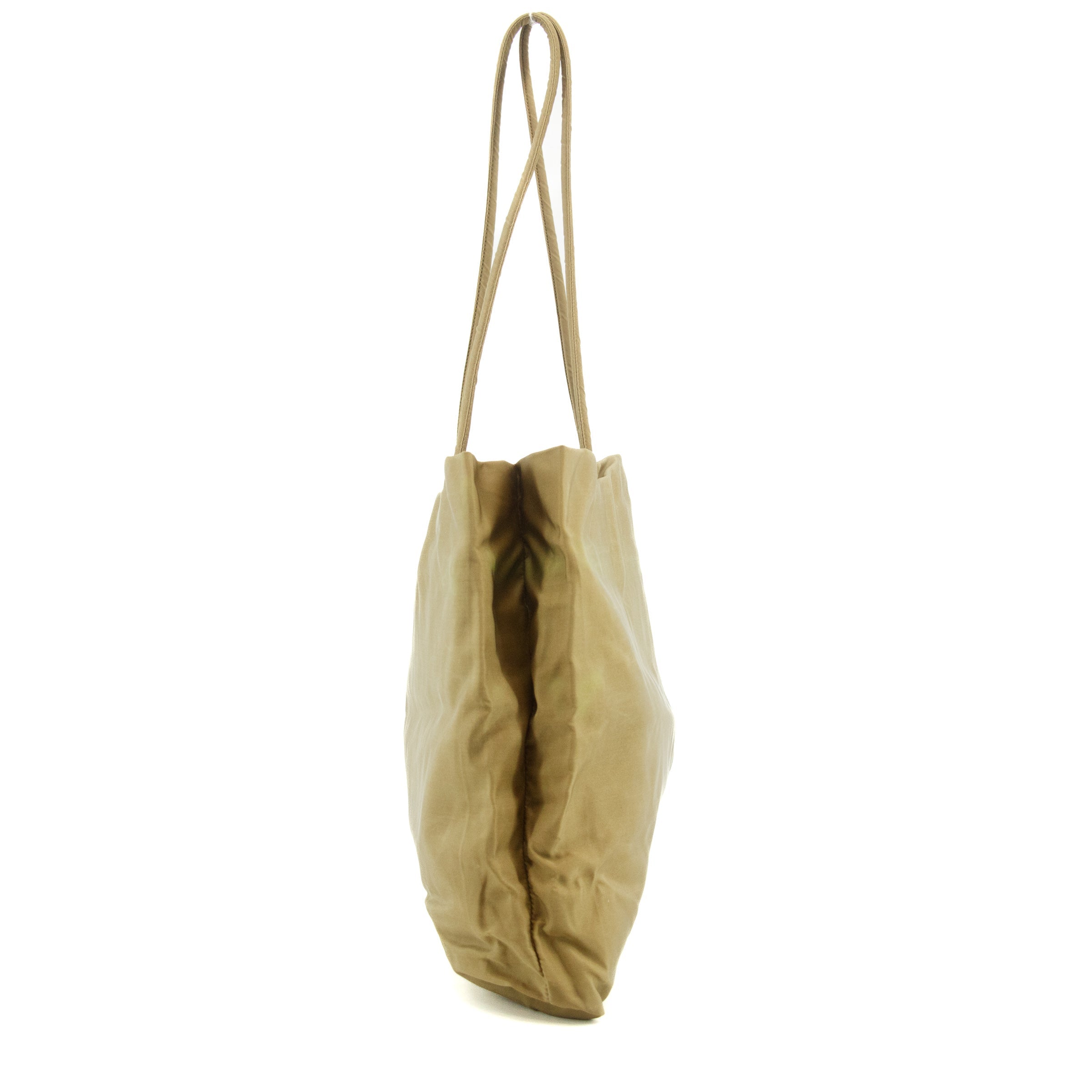 Prada Green Nylon Tesssuto City Shoulder Bag  #3602