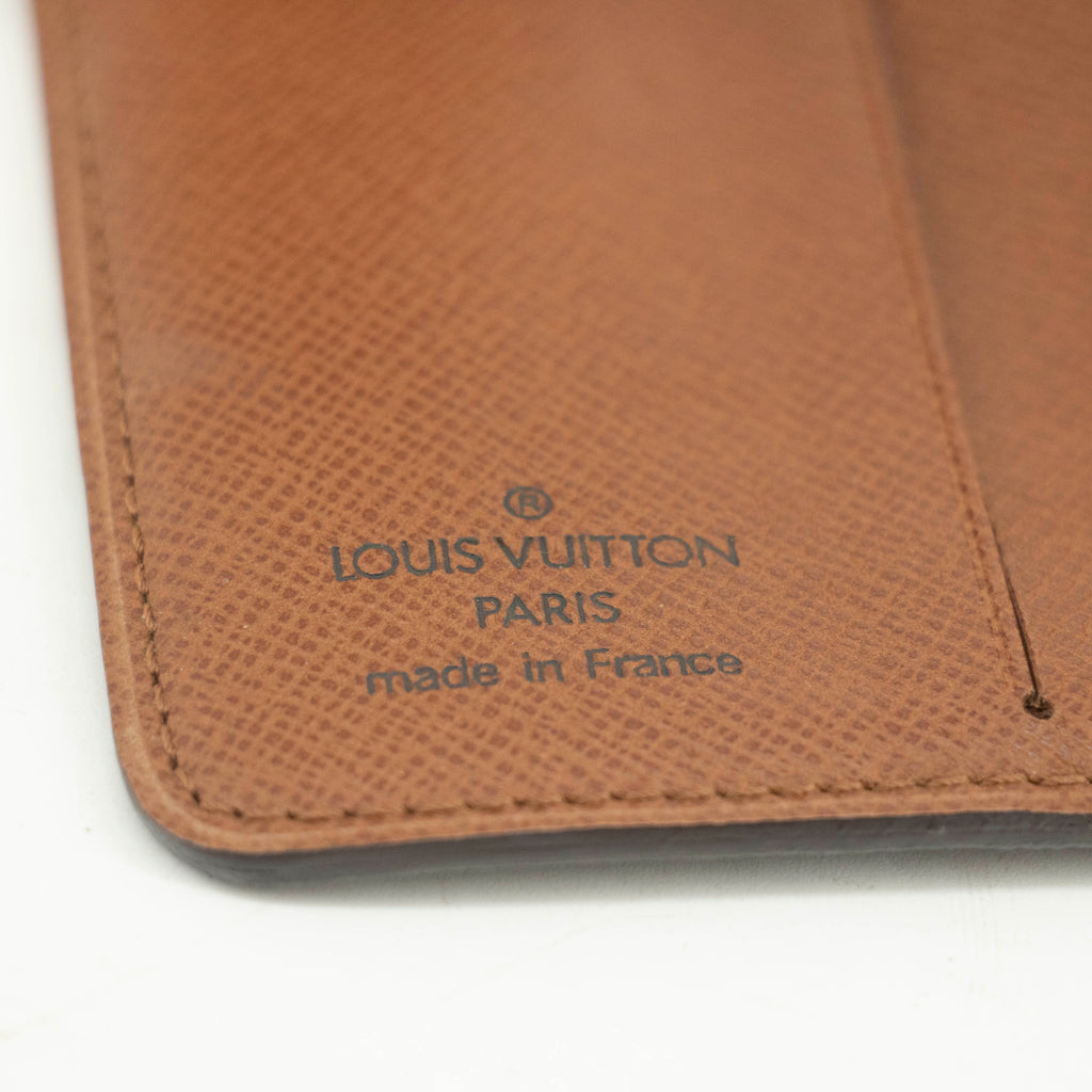 Louis Vuitton Monogram Canvas Brown Compact Wallet #3699