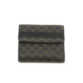 Celine Macadam Black PVC Compact Wallet #3704