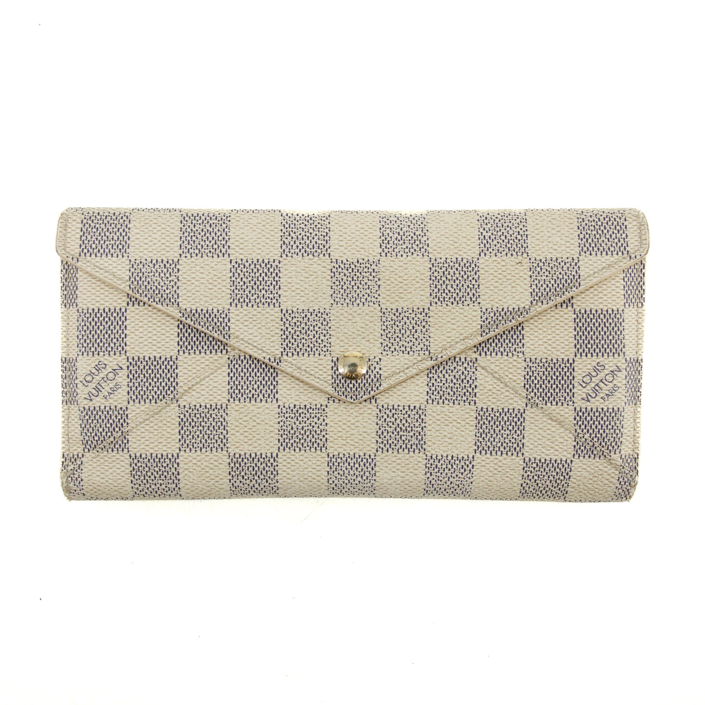 Louis Vuitton Damier Azur Origami Long Wallet #3813