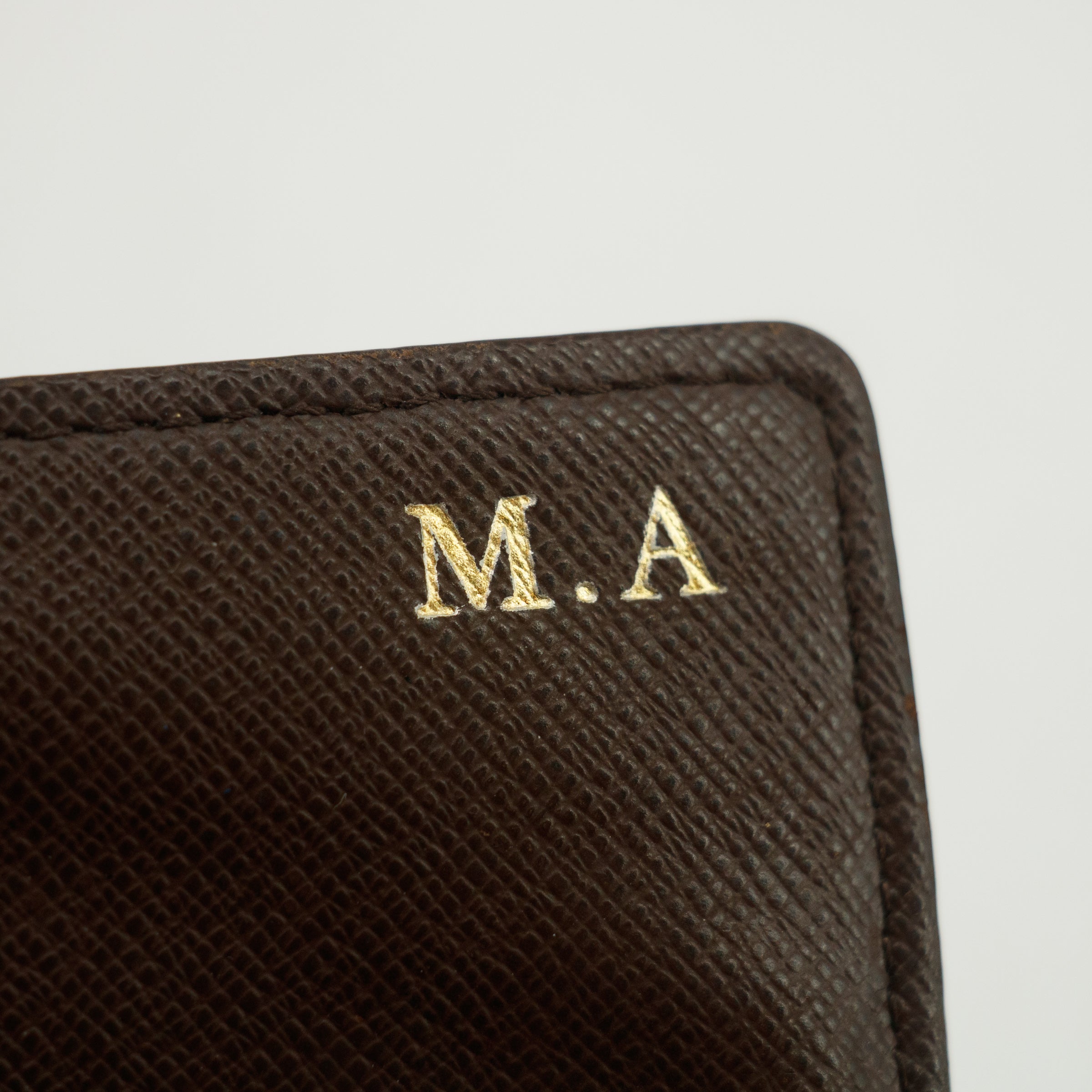 Louis Vuitton Damier Ebene Sarah Long Wallet #3822