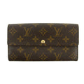 Louis Vuitton Monogram Canvas Sarah Long Wallet #3828