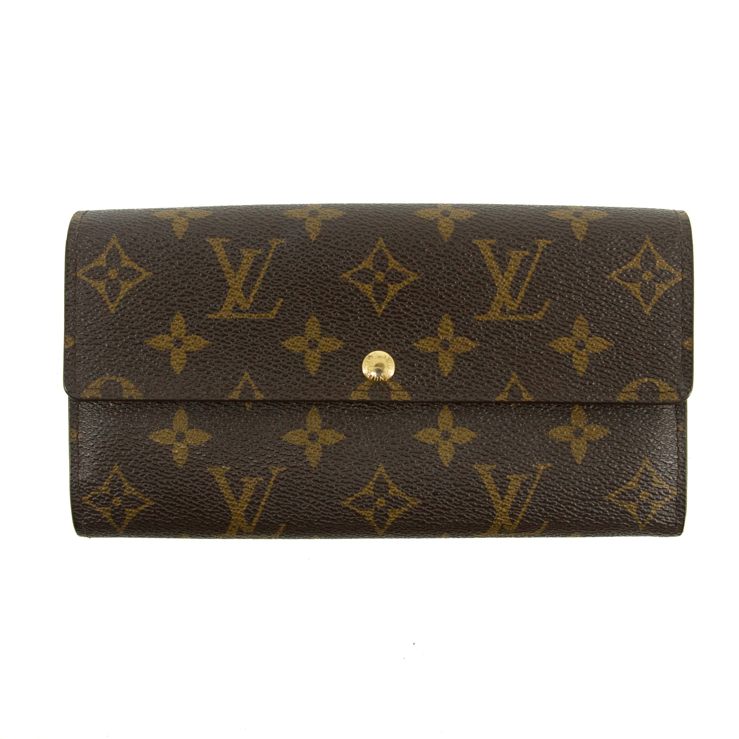 Louis Vuitton Monogram Canvas Sarah Long Wallet #3828