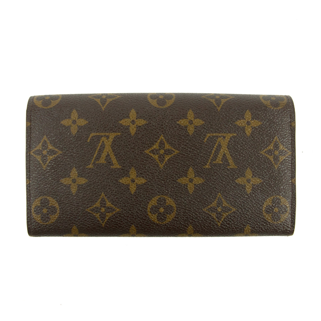 Louis Vuitton Monogram Canvas Sarah Long Wallet #3828