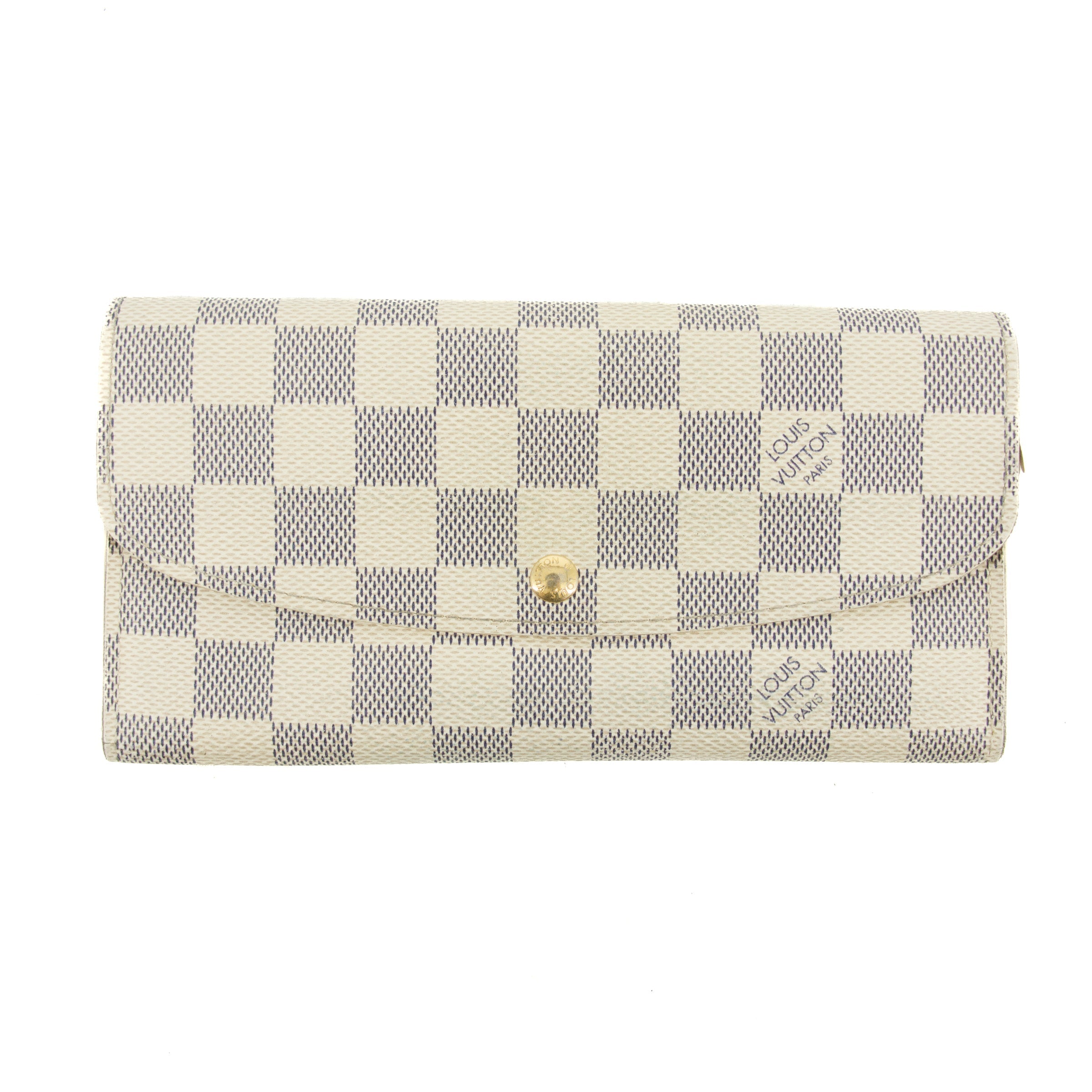 Louis Vuitton Damier Azur Emilie Long Wallet #3830