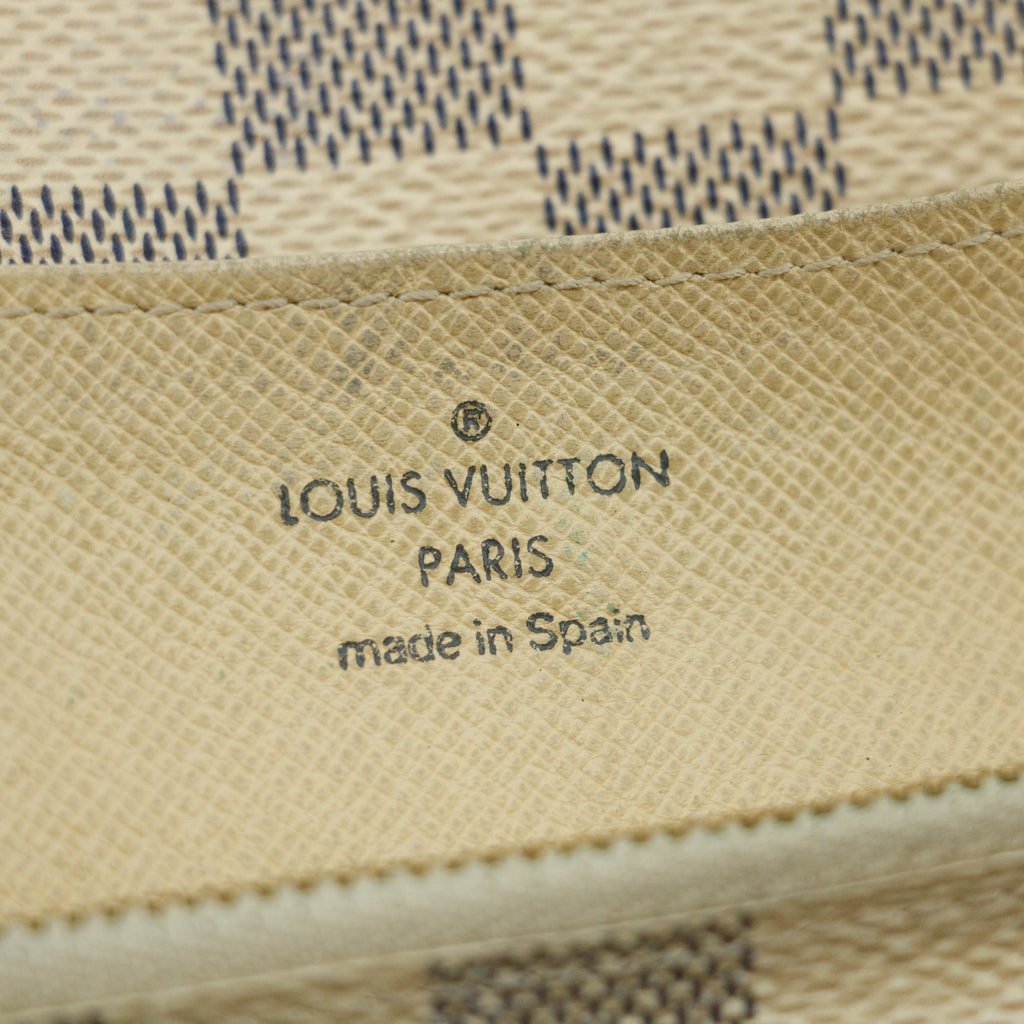 Louis Vuitton Damier Azur Emilie Long Wallet #3830