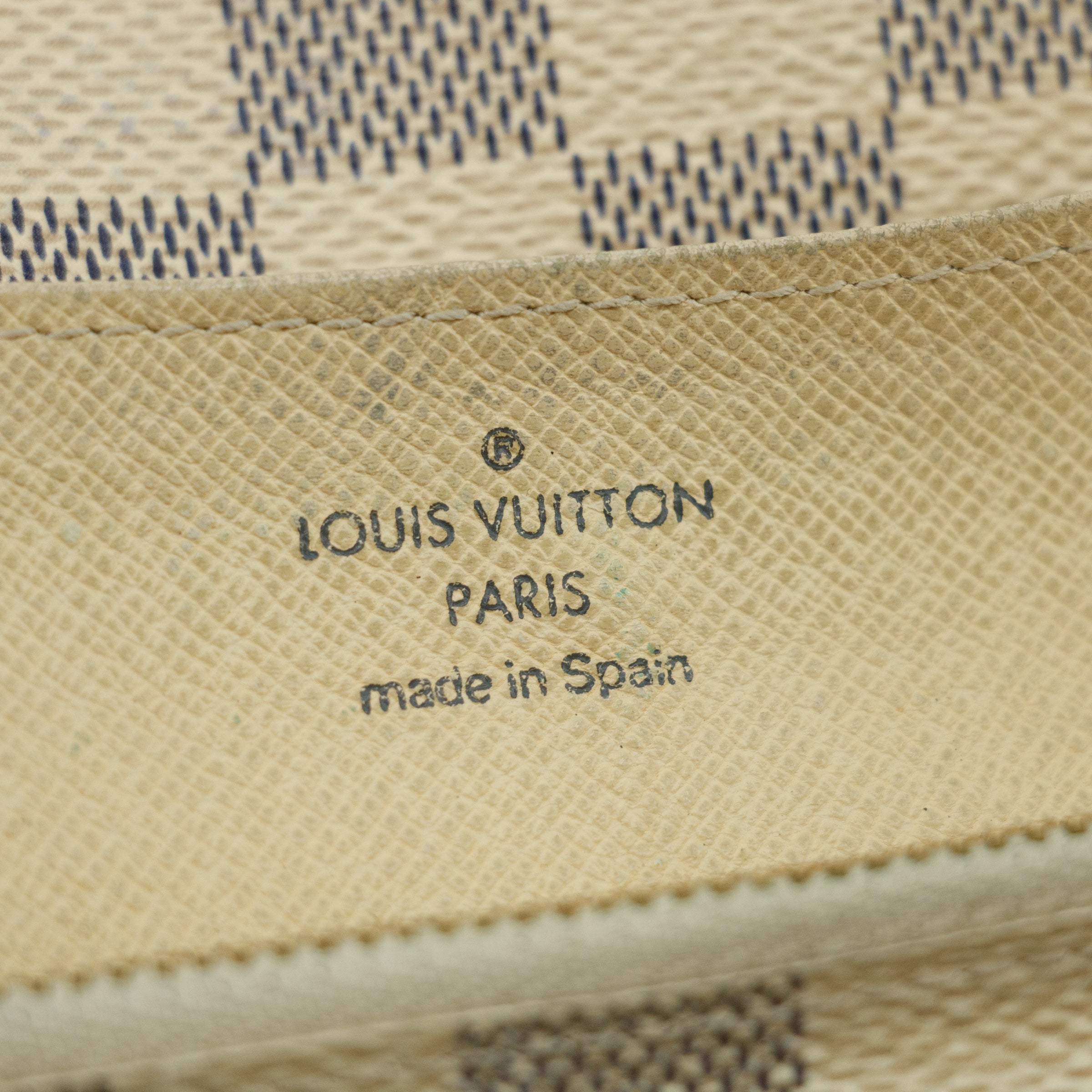 Louis Vuitton Damier Azur Emilie Long Wallet #3830