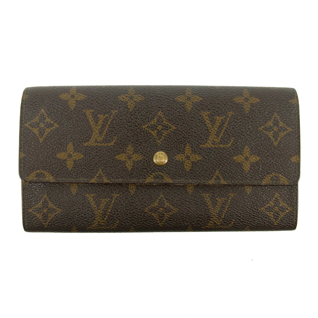 Louis Vuitton Monogram Canvas Sarah Long Wallet #3834