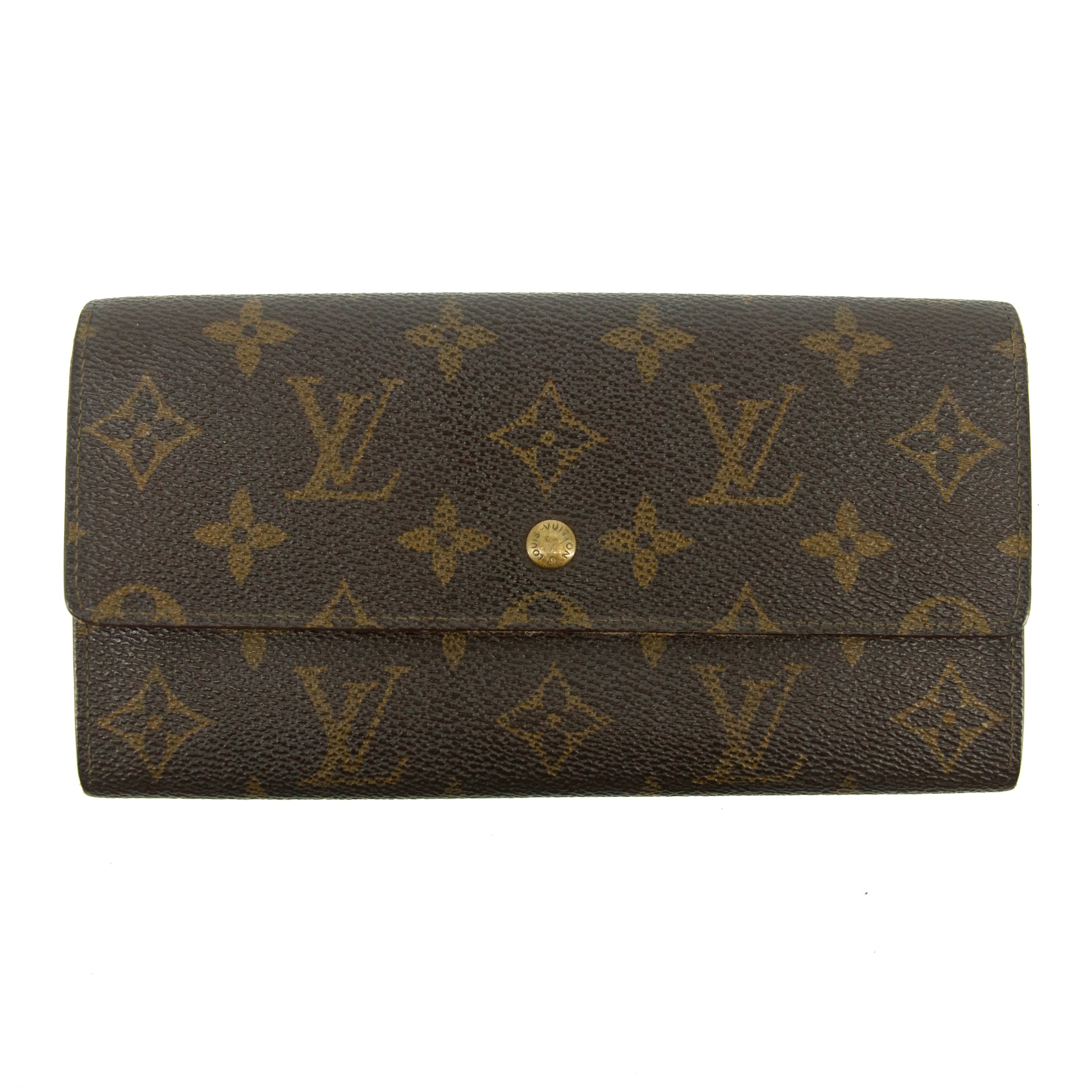 Louis Vuitton Monogram Canvas Sarah Long Wallet #3834