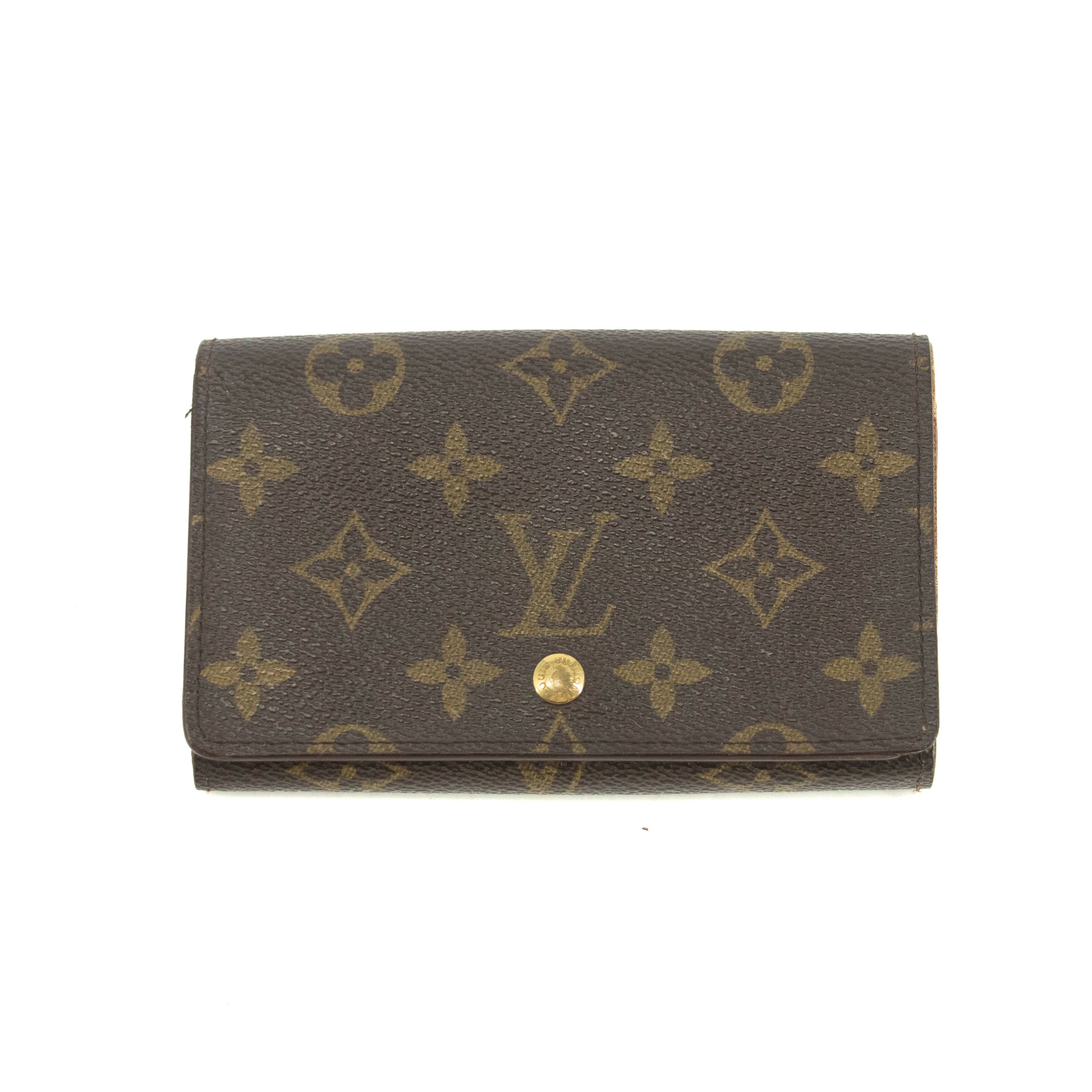 Louis Vuitton Monogram Canvas Porte Tresor Bifold Wallet #3858