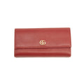 Gucci GG Red Marmont Bi-fold Long Wallet #3916