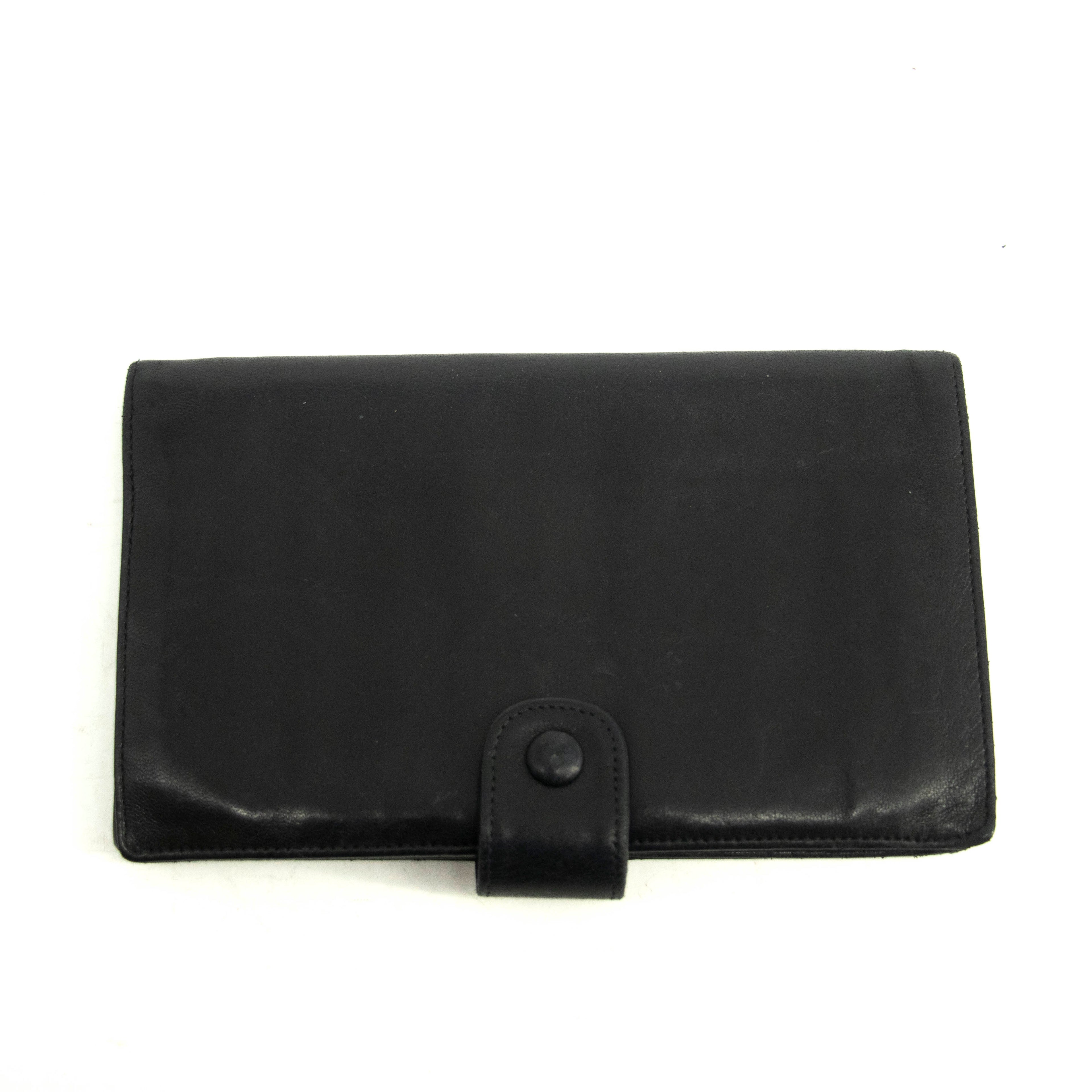 Chanel Black Lambskin Bifold Long Wallet #3925