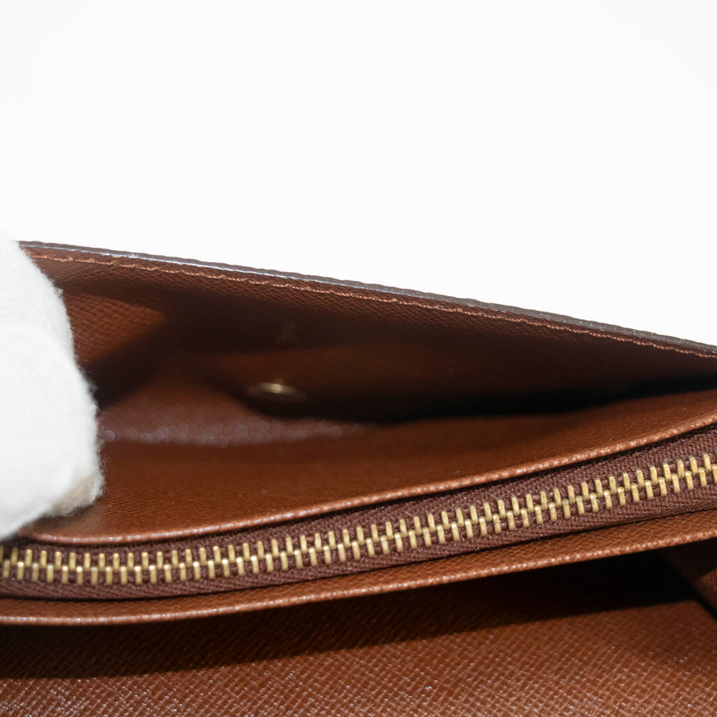 Louis Vuitton Monogram Canvas Porte Tresor Wallet #3928