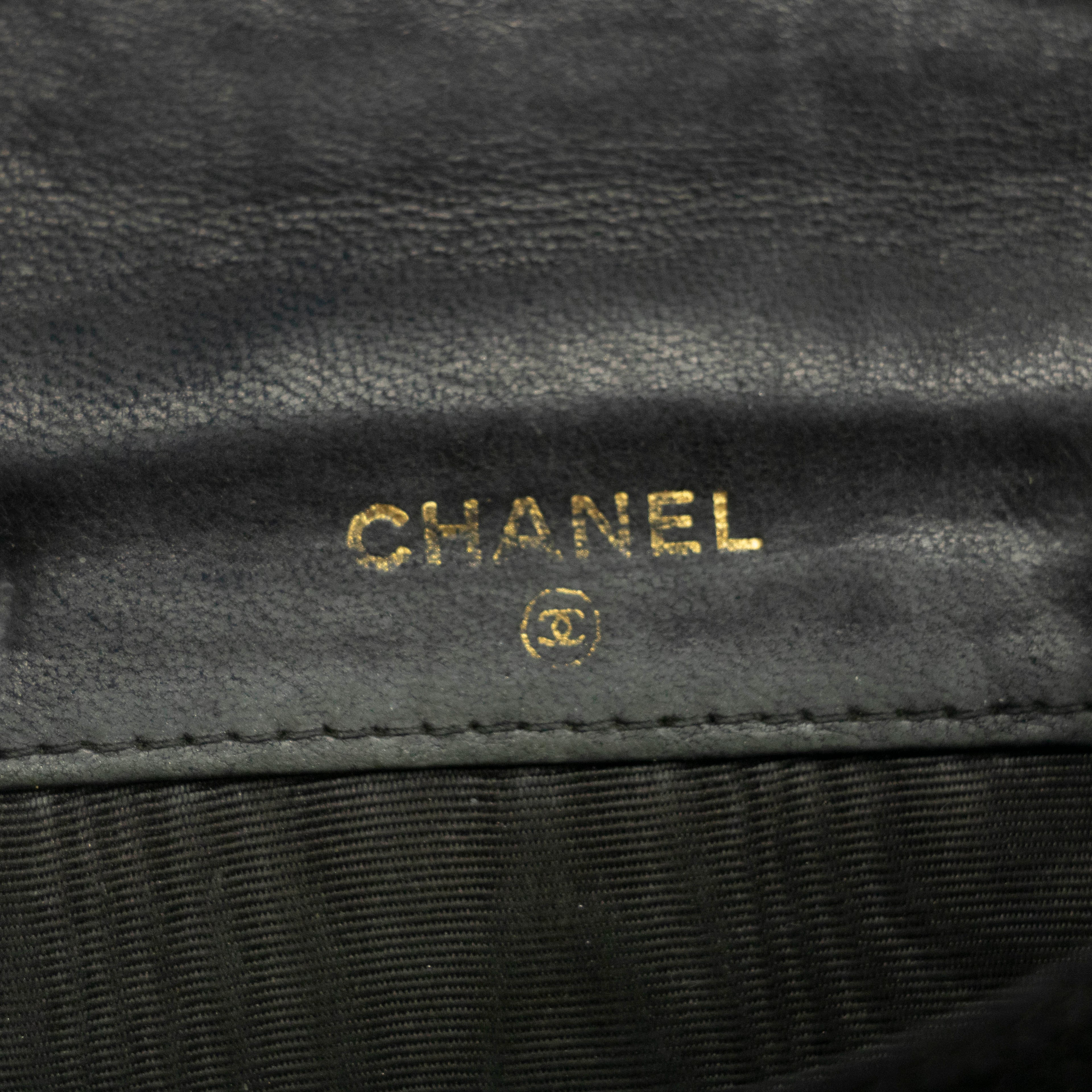 Chanel Caviar Skin Black Compact Wallet #3929