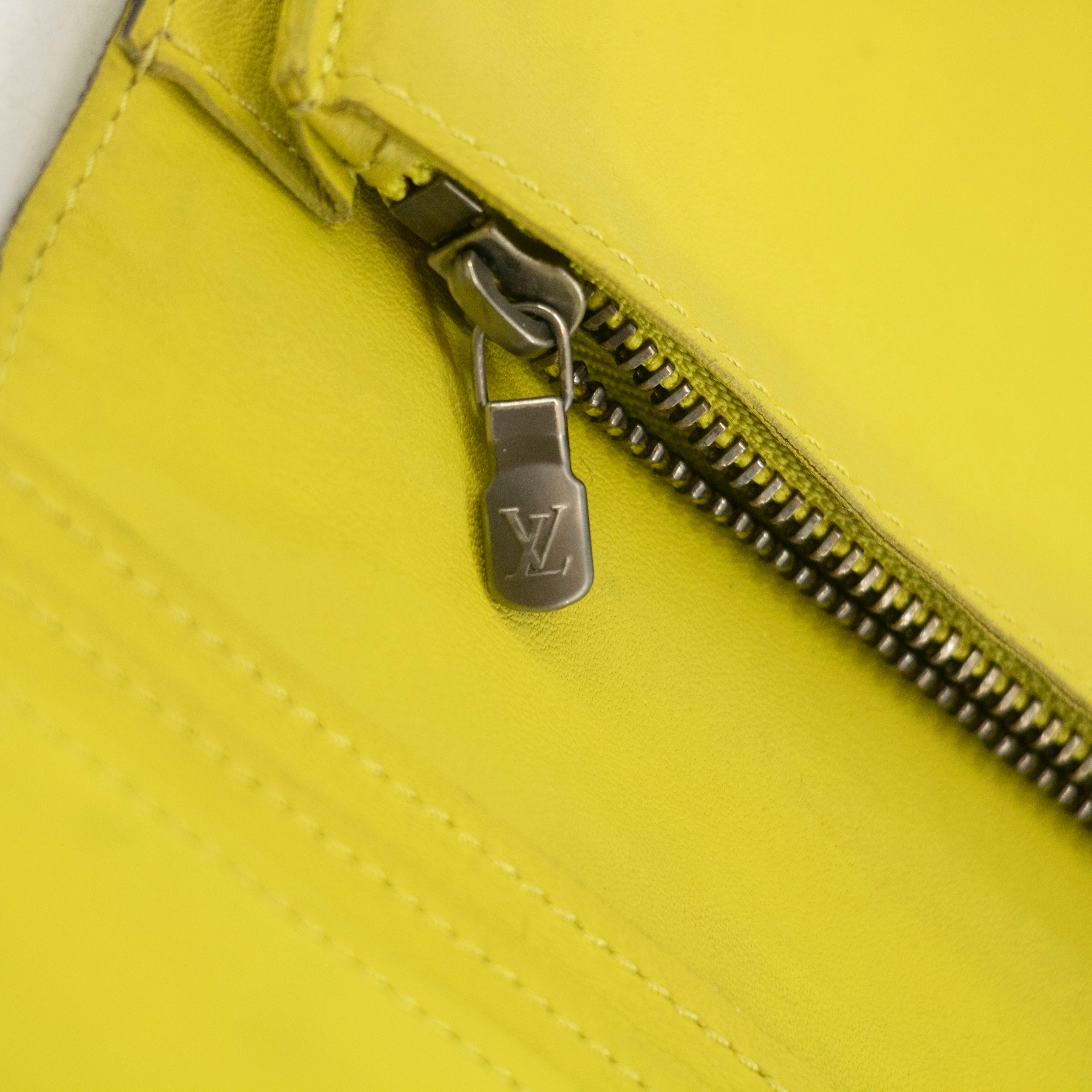 Louis Vuitton Damier Infini Yellow Bifold Long Wallet #3934