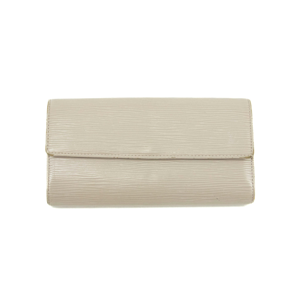 Louis Vuitton Grey Epi Leather Sarah Long Wallet #3942