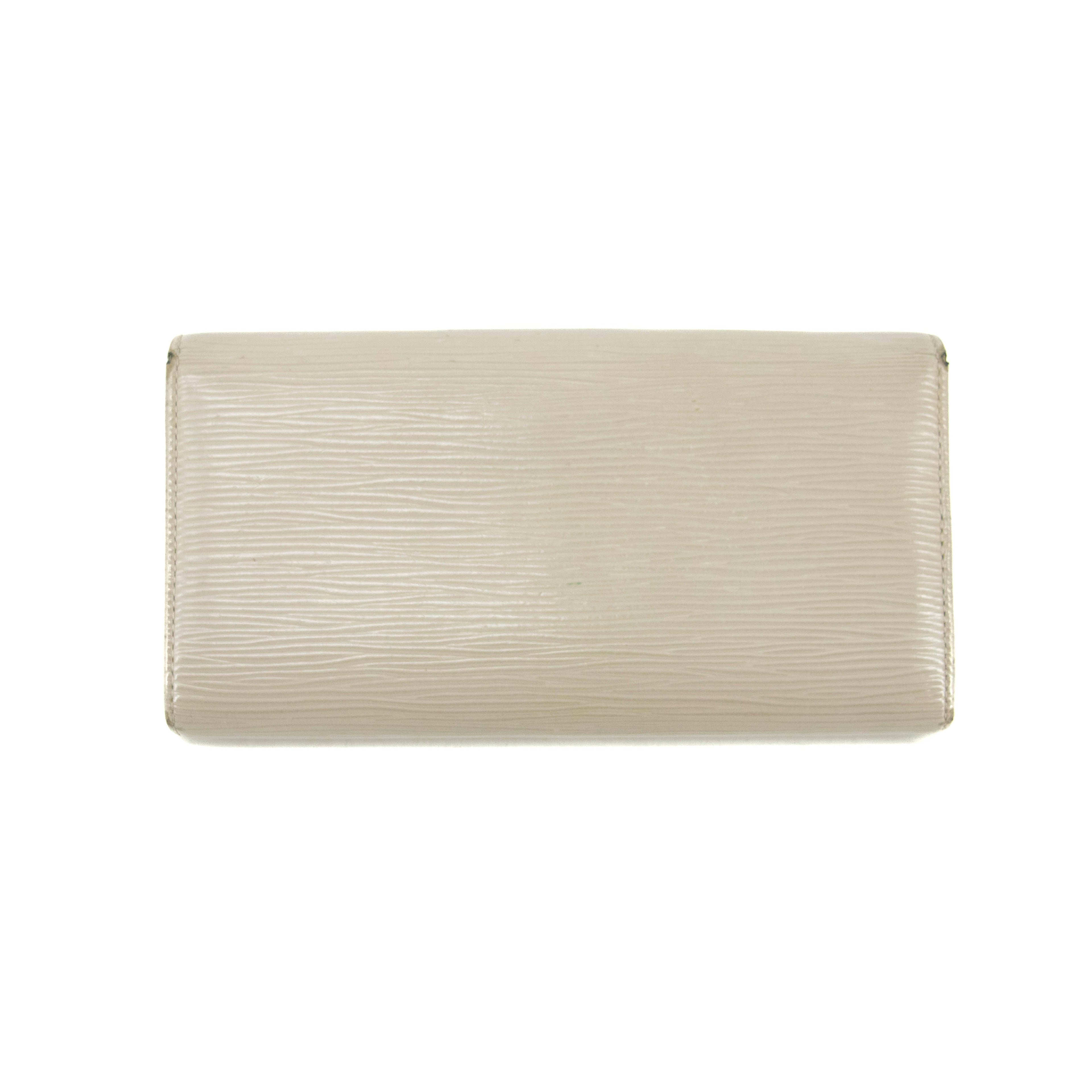 Louis Vuitton Grey Epi Leather Sarah Long Wallet #3942