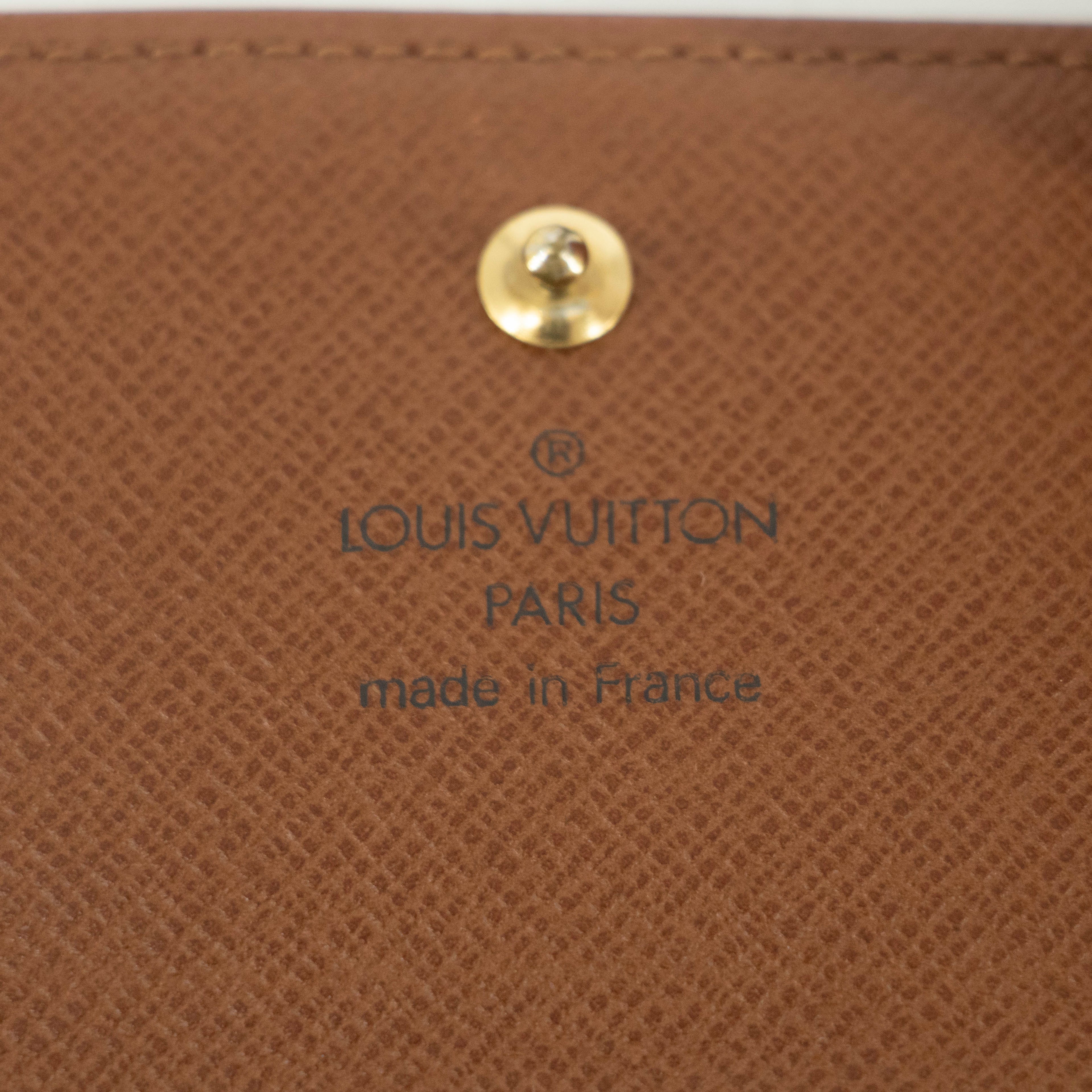 Louis Vuitton Monogram Canvas Elise Compact Wallet  #3943