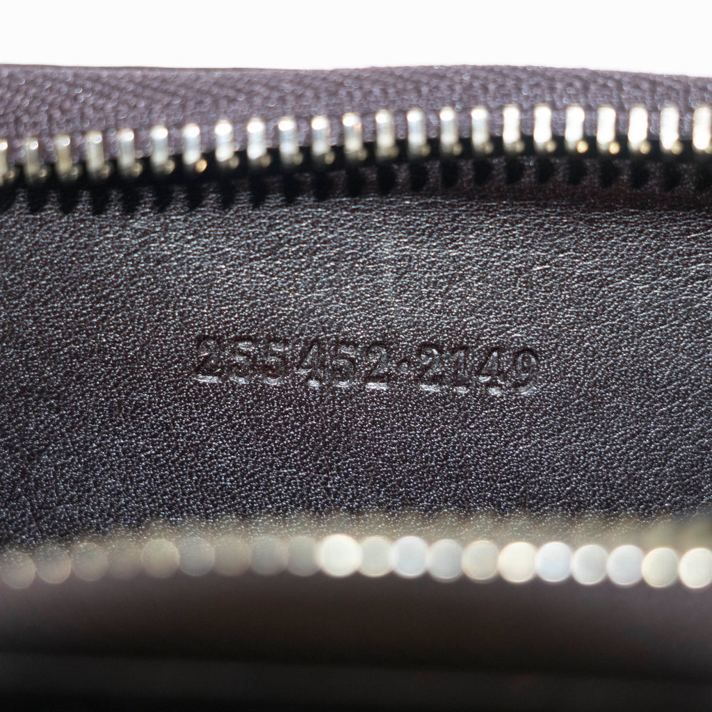 Gucci Guccissima Zip Around Card Case Brown #3949