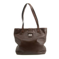 Chanel Brown Soft Leather Shoulder Bag 5 Series #3969